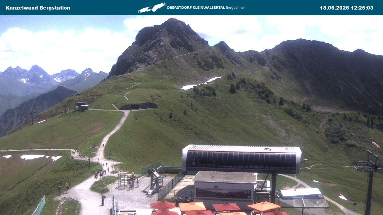 Archived image Webcam Top station Kanzelwand