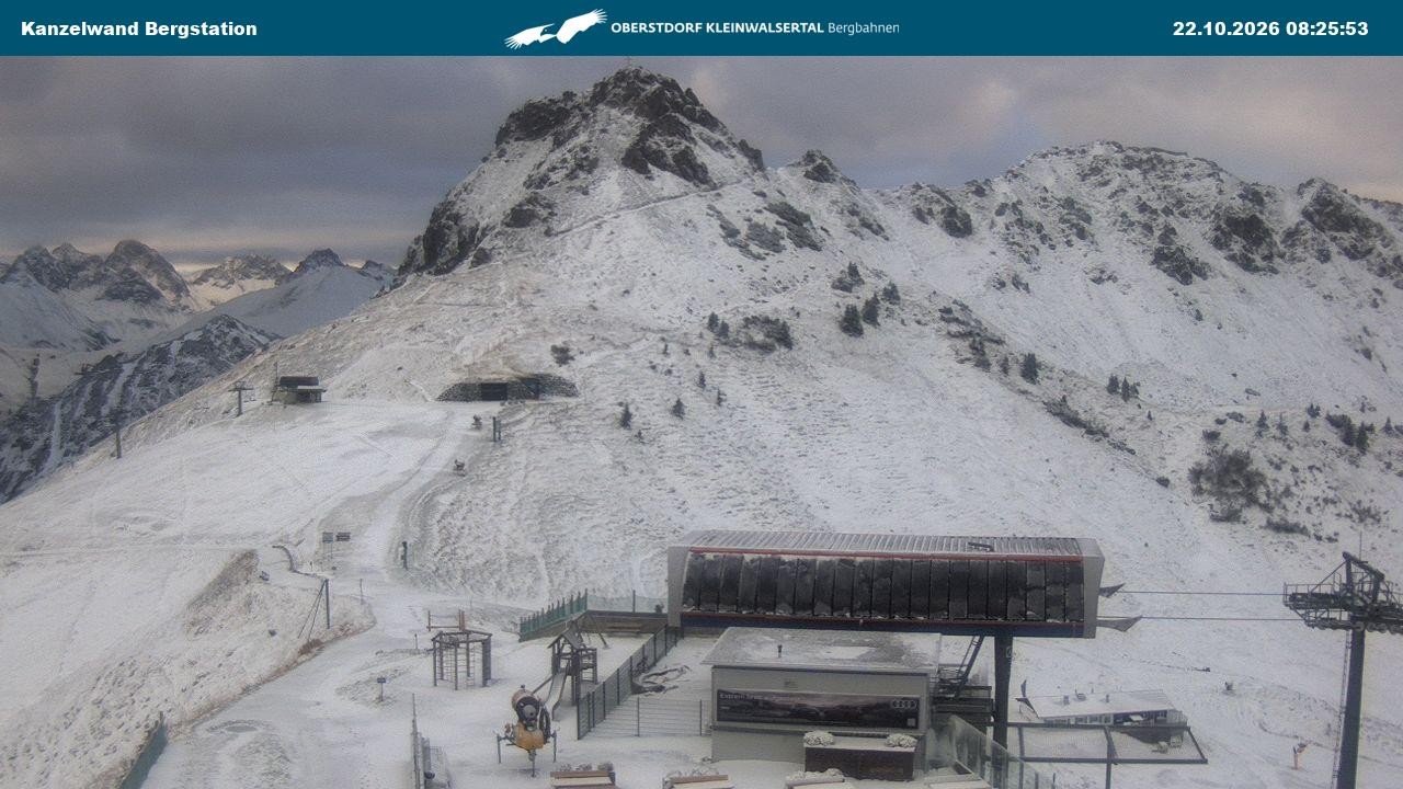 Archived image Webcam Top station Kanzelwand