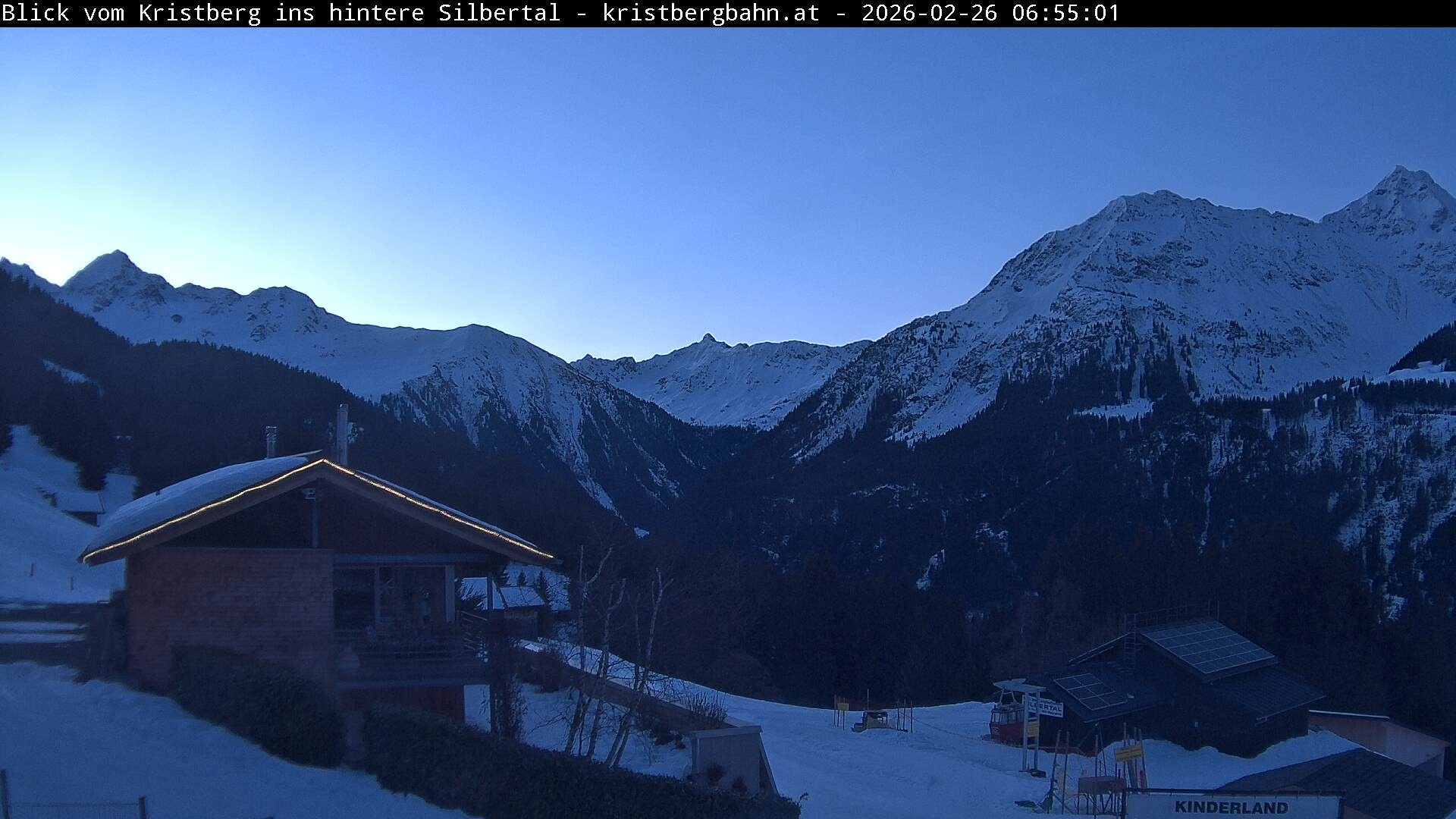 Archived image Webcam "Silbertal" valley