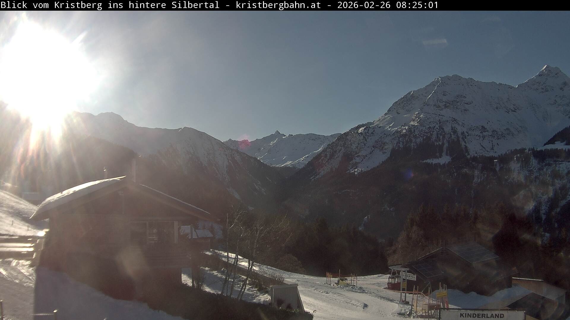 Archived image Webcam "Silbertal" valley