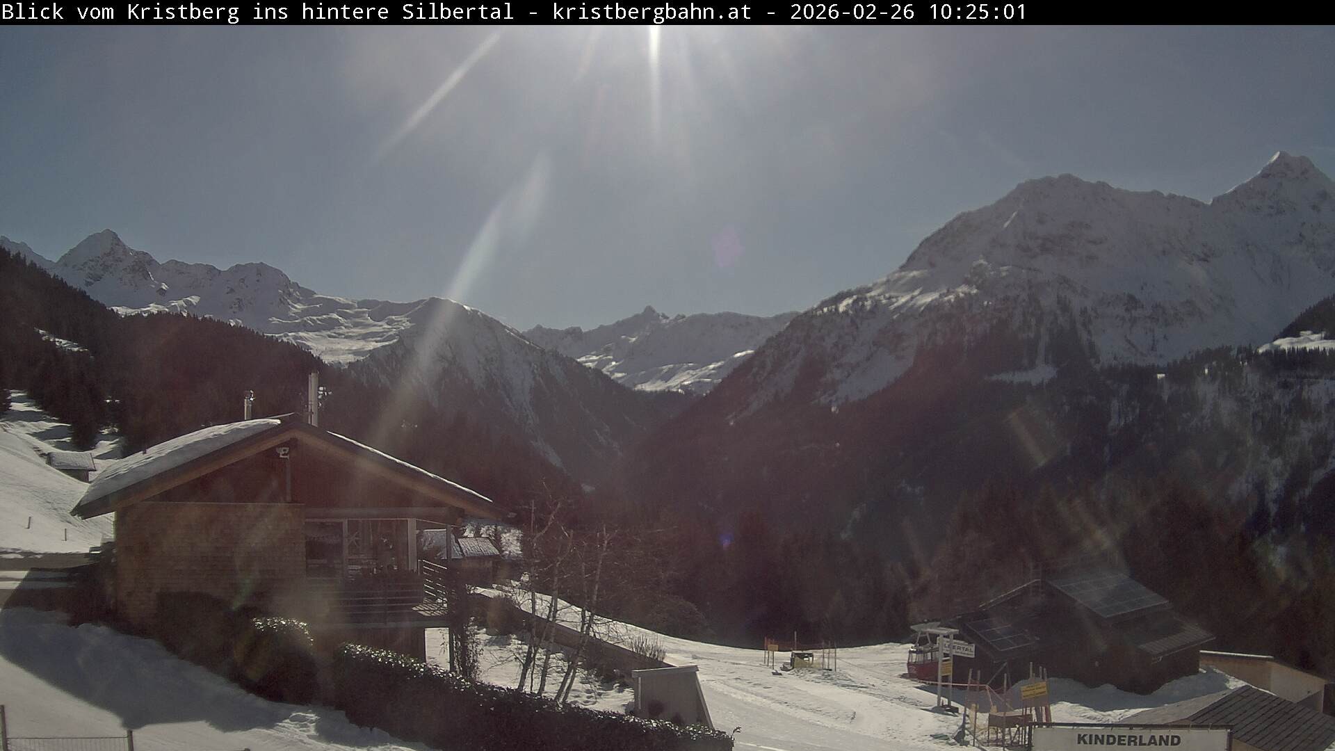 Archived image Webcam "Silbertal" valley