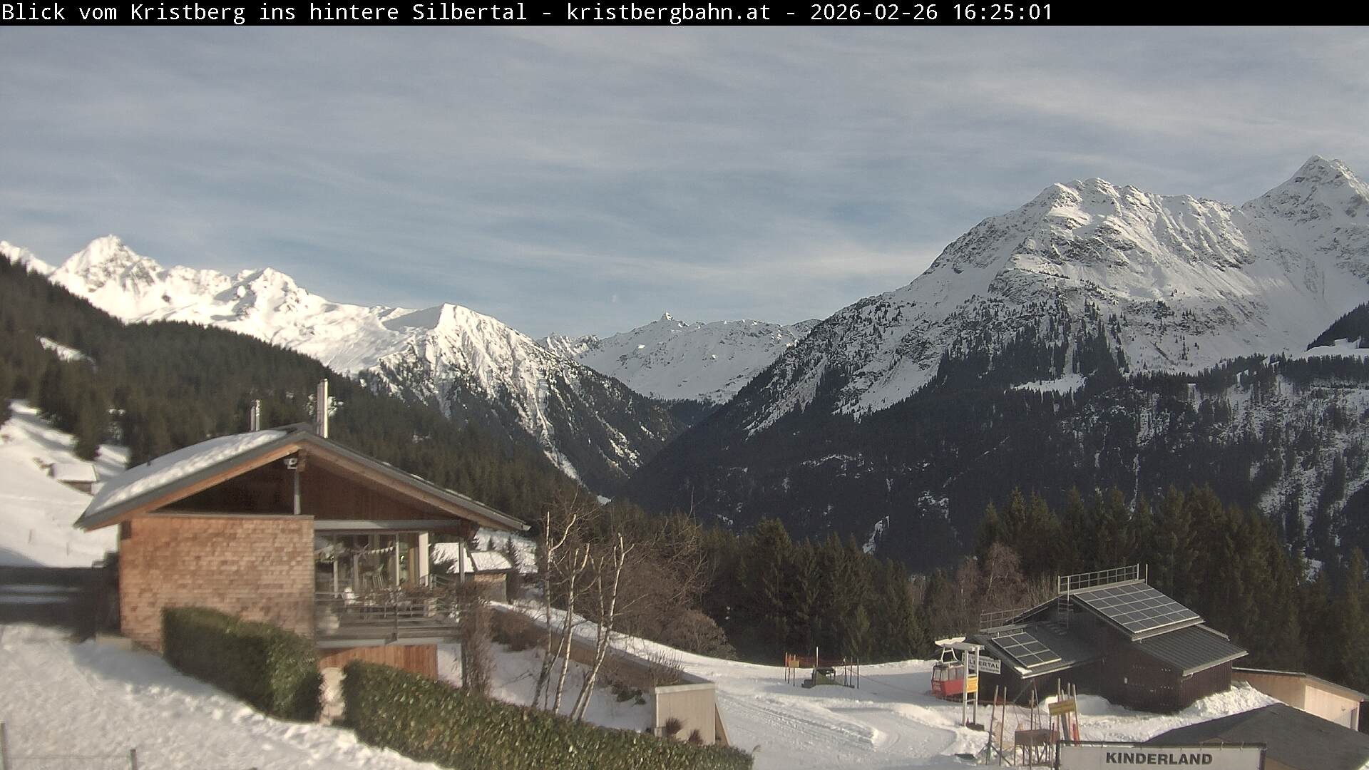 Archived image Webcam "Silbertal" valley