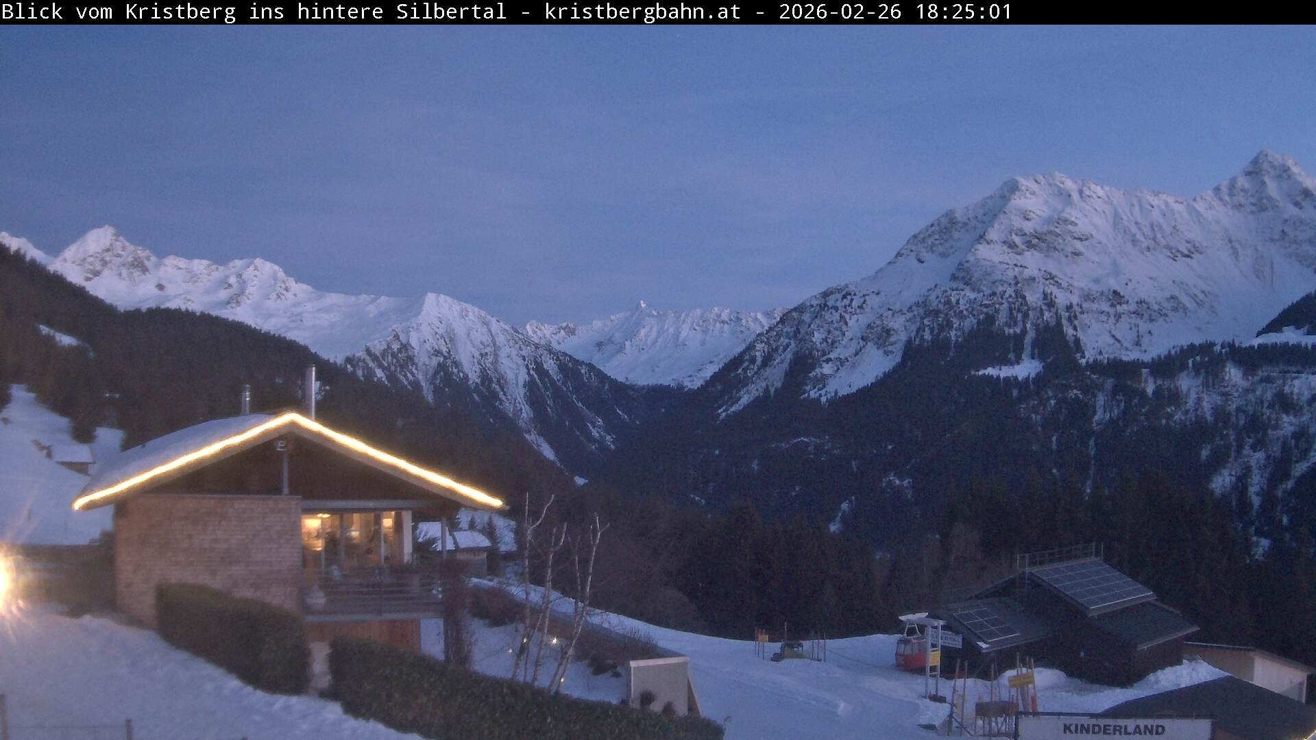 Archived image Webcam "Silbertal" valley
