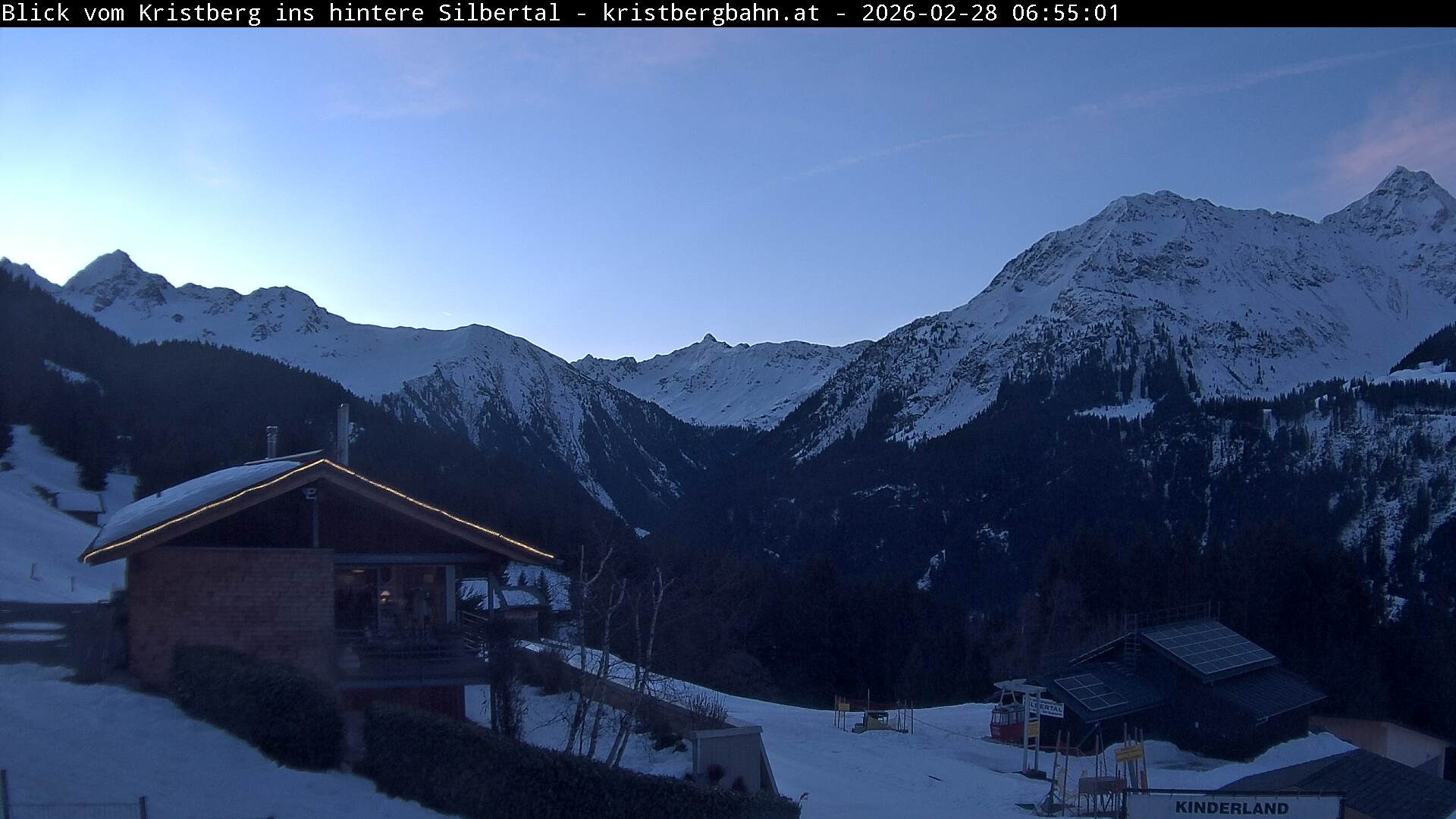 Archived image Webcam "Silbertal" valley