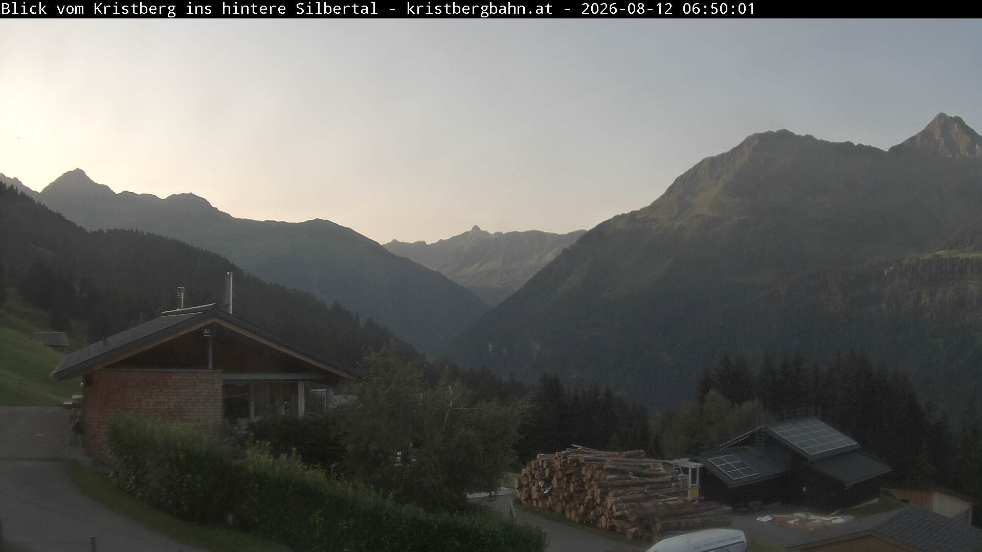 Archived image Webcam "Silbertal" valley
