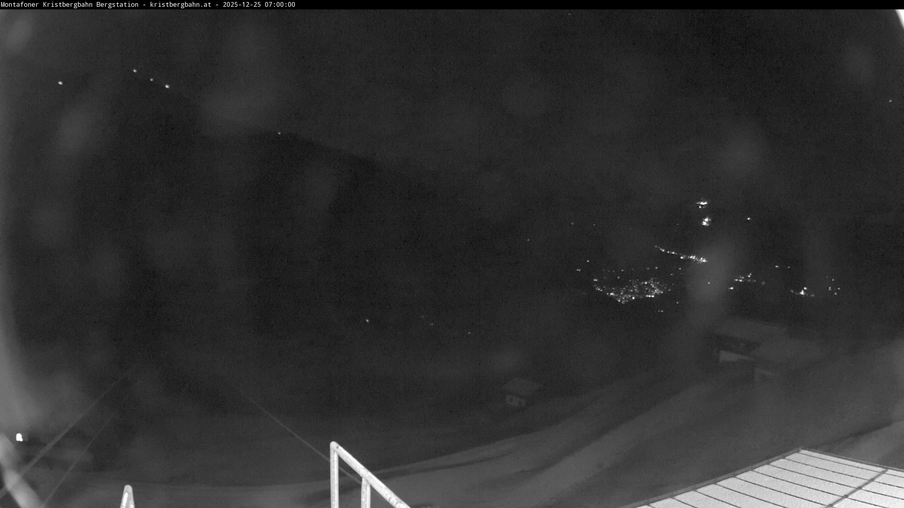 Archiv Foto Webcam Bergstation Montafoner Kristbergbahn, Vorarlberg