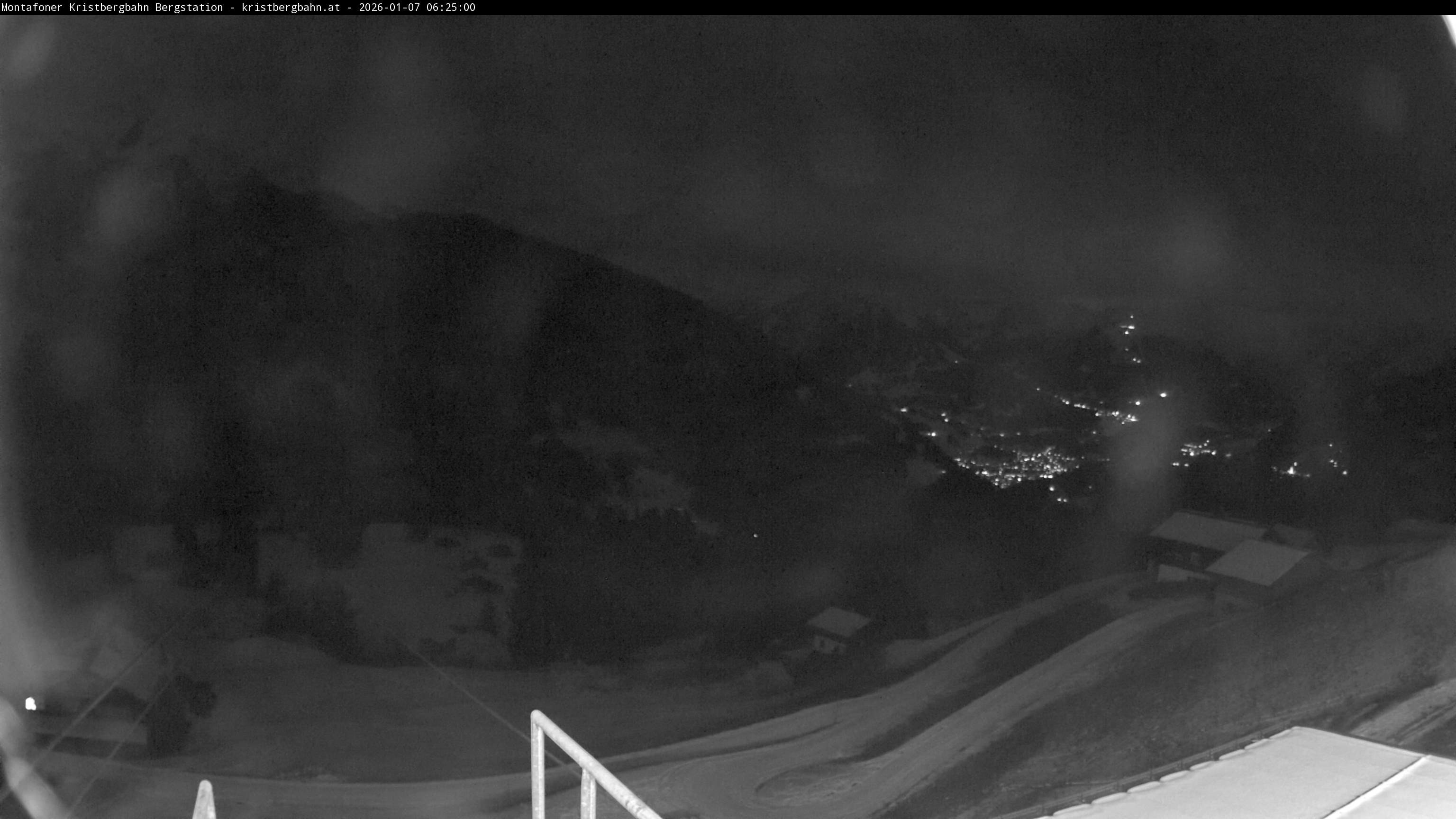 Archiv Foto Webcam Bergstation Montafoner Kristbergbahn, Vorarlberg