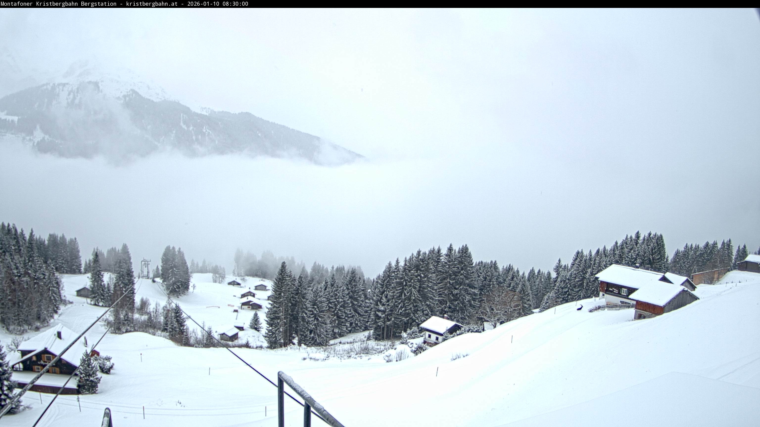 Archived image Webcam Top station Montafoner Kristbergbahn, Vorarlberg