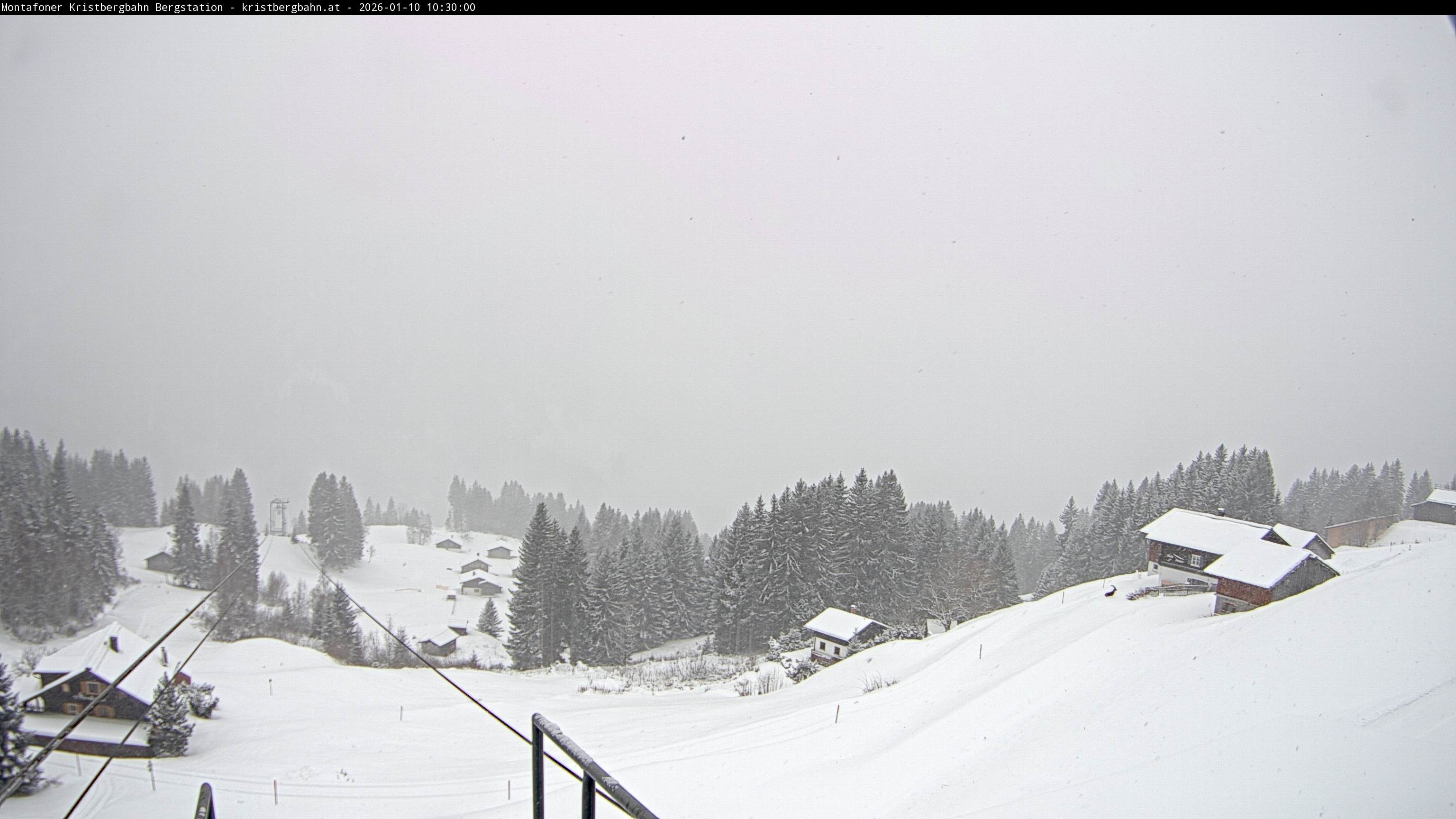 Archived image Webcam Top station Montafoner Kristbergbahn, Vorarlberg