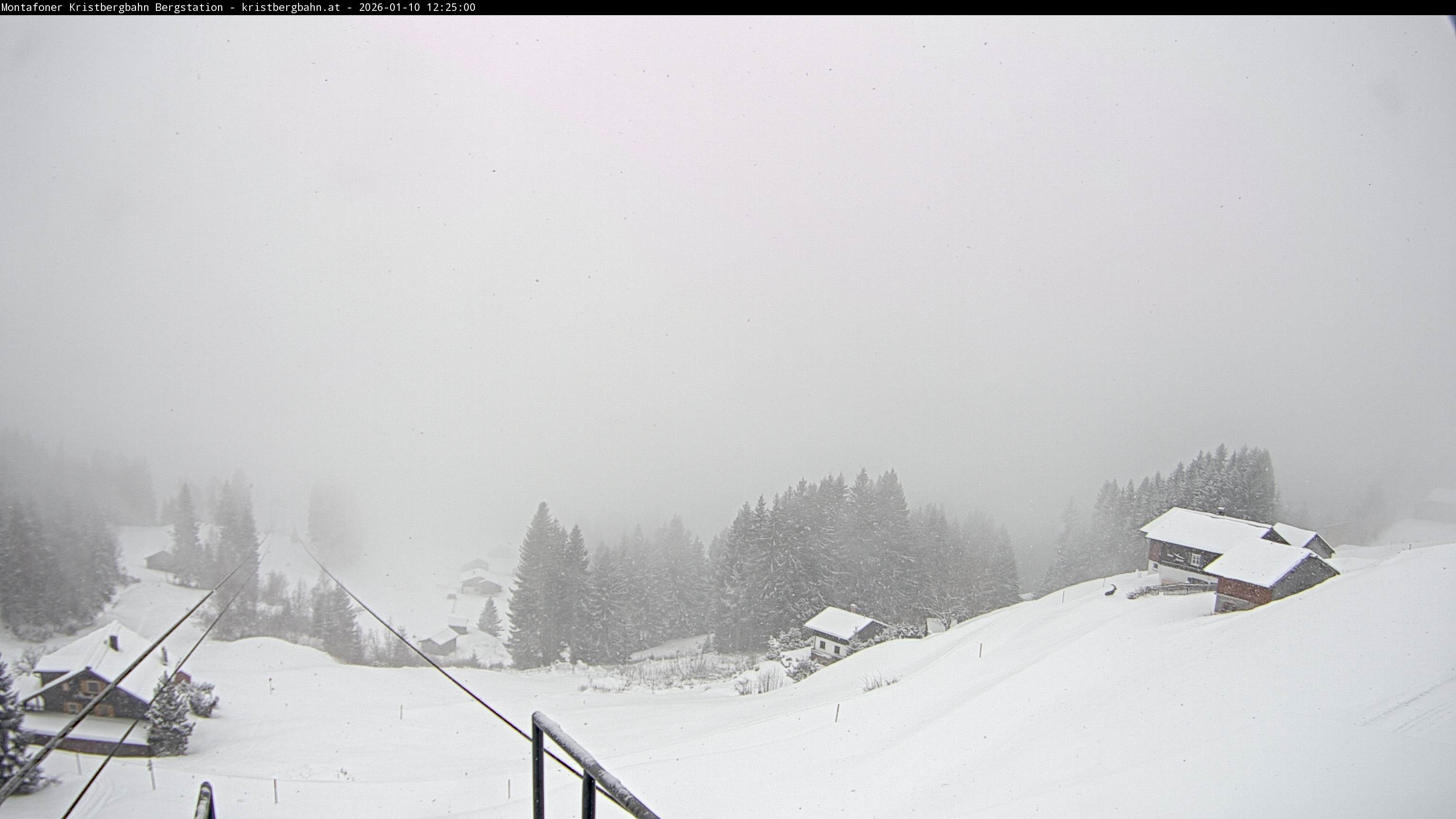 Archived image Webcam Top station Montafoner Kristbergbahn, Vorarlberg