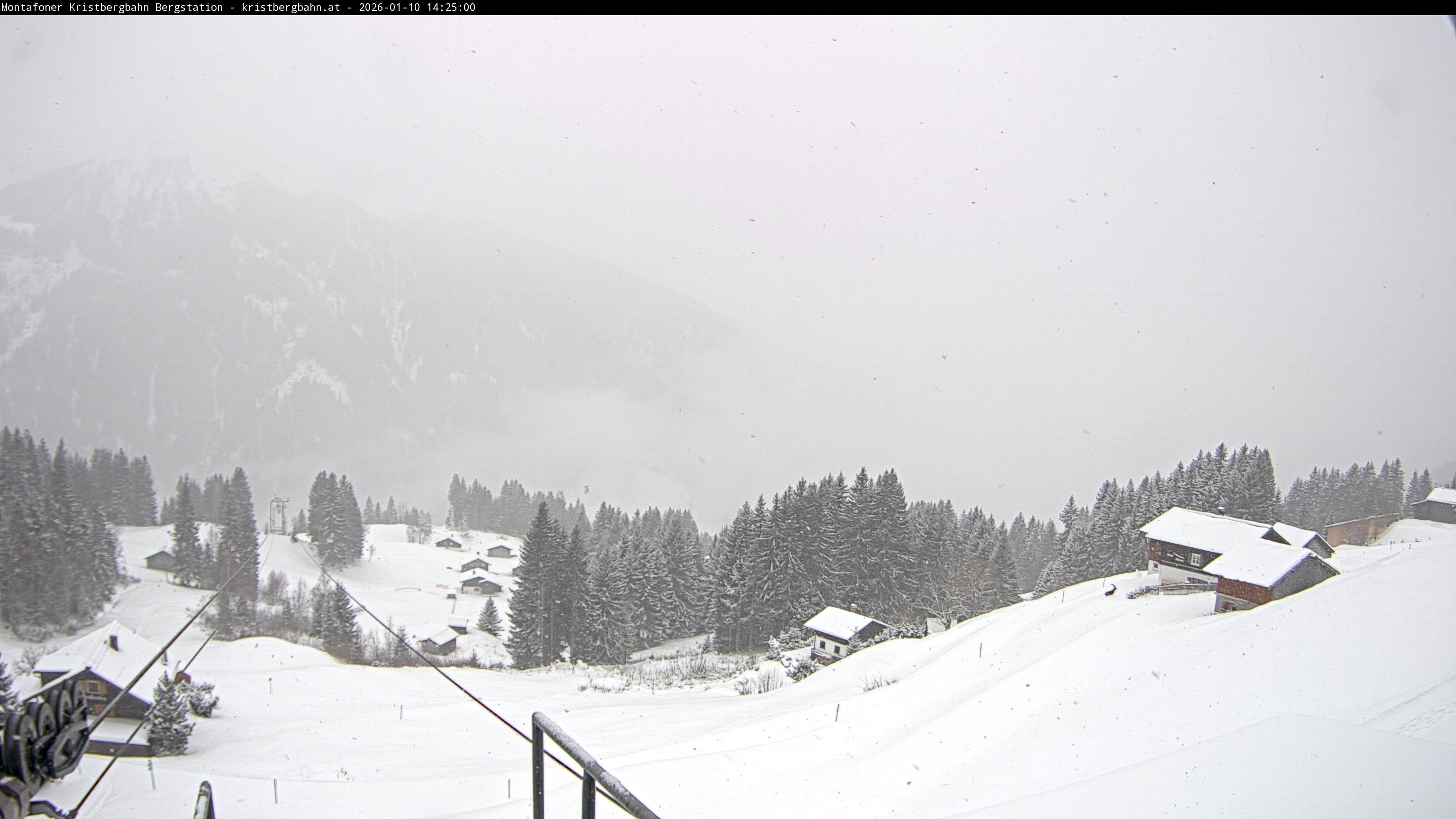Archived image Webcam Top station Montafoner Kristbergbahn, Vorarlberg