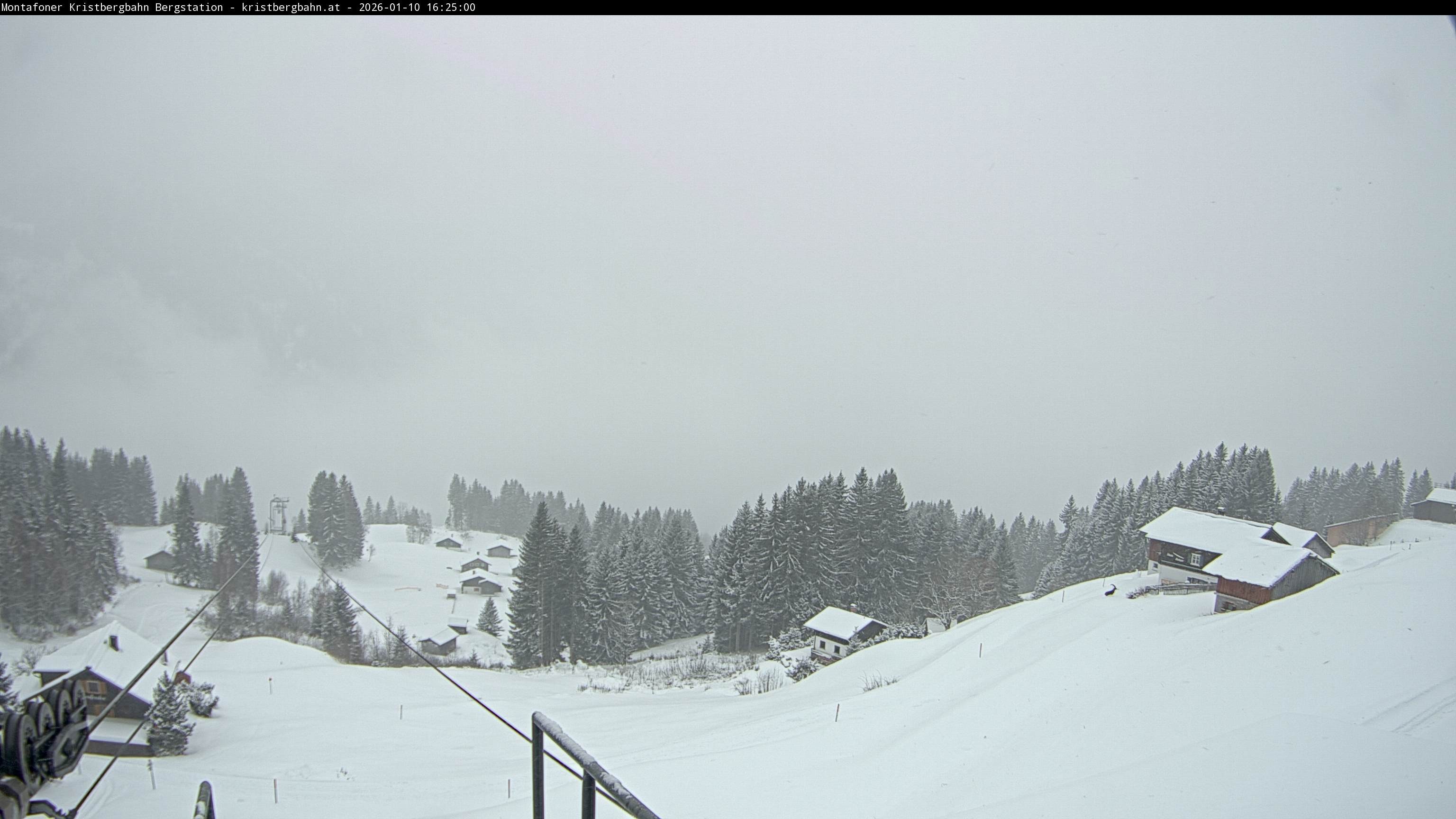Archived image Webcam Top station Montafoner Kristbergbahn, Vorarlberg