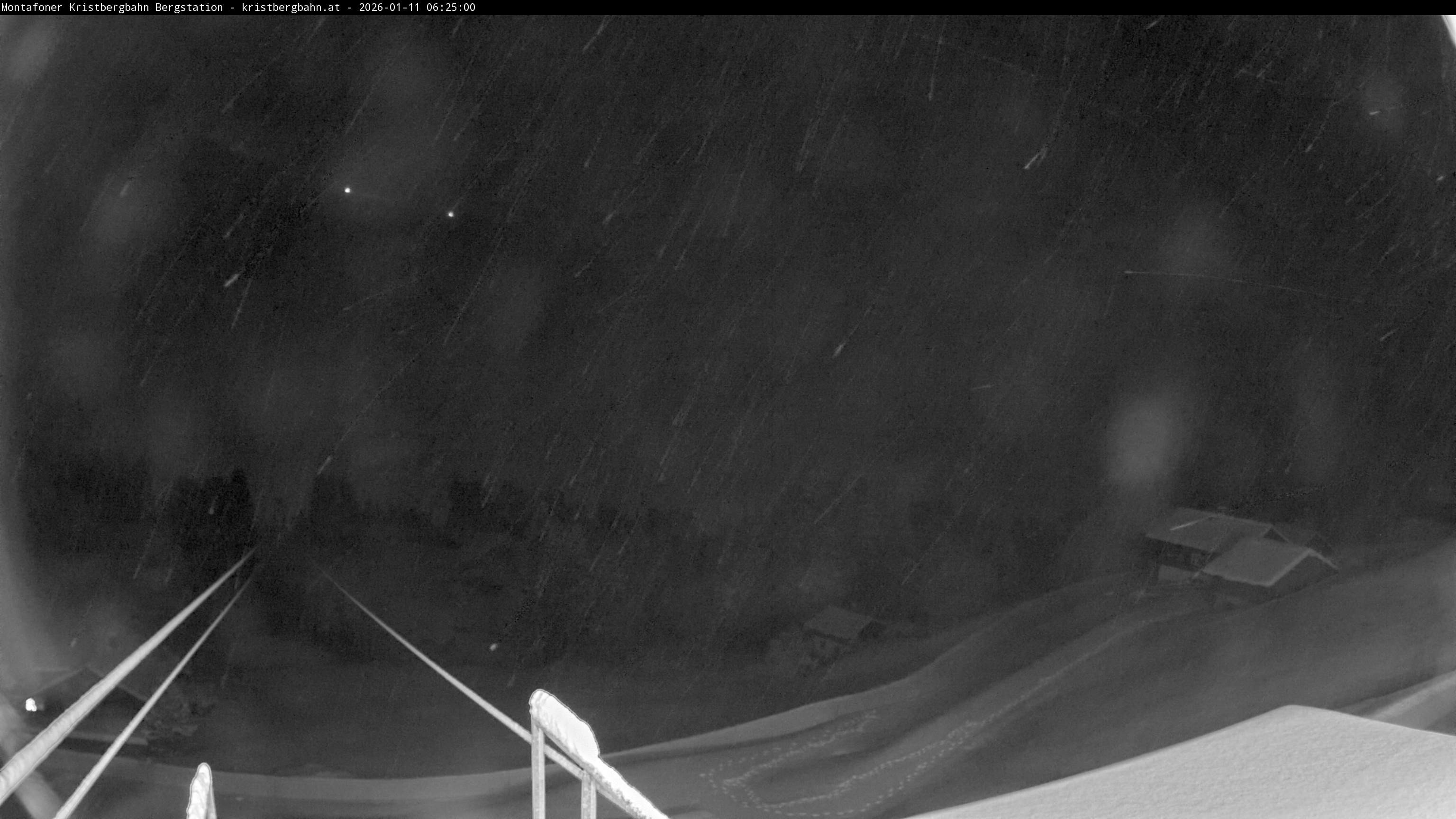 Archiv Foto Webcam Bergstation Montafoner Kristbergbahn, Vorarlberg
