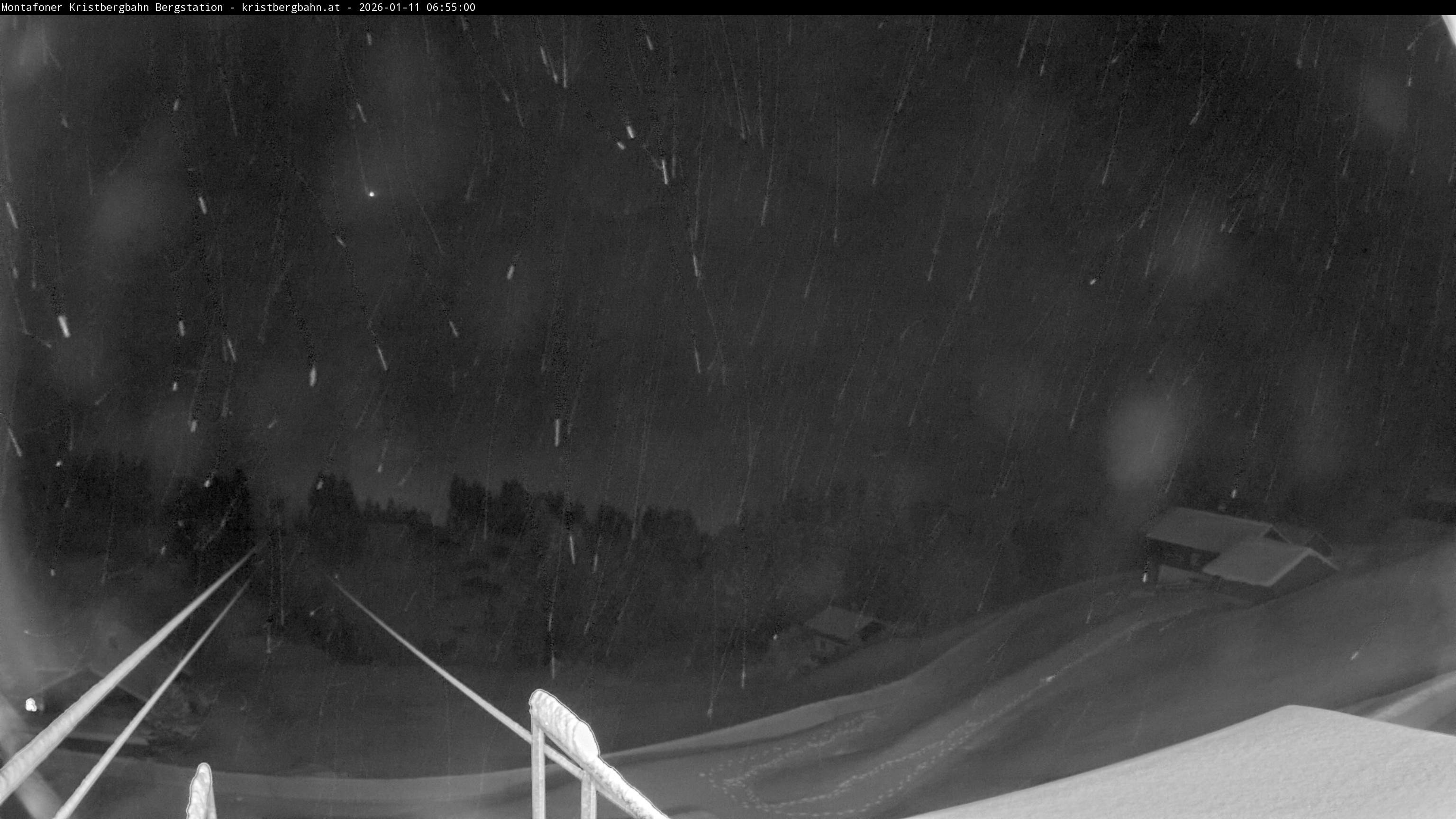Archiv Foto Webcam Bergstation Montafoner Kristbergbahn, Vorarlberg