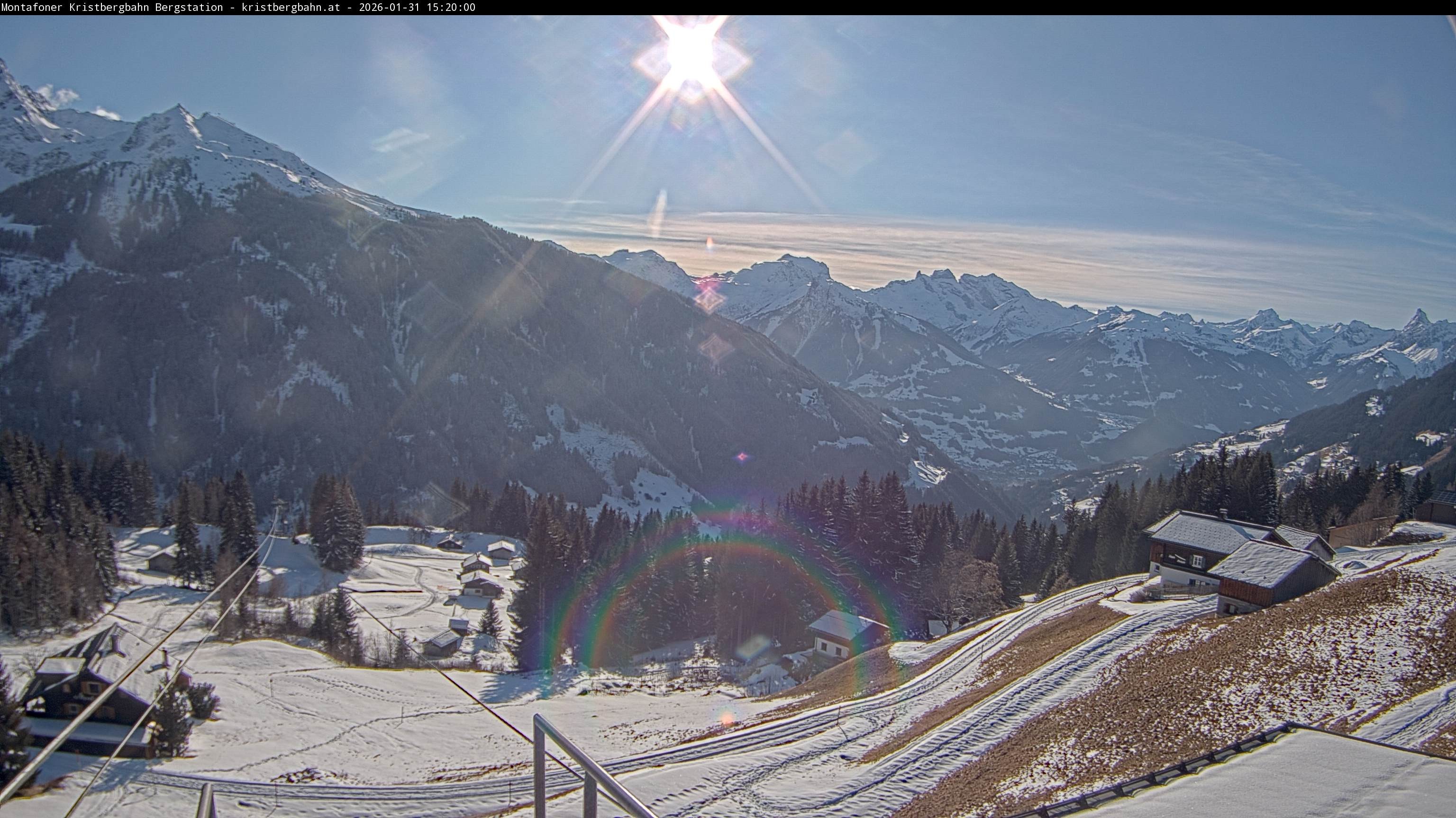 Archived image Webcam Top station Montafoner Kristbergbahn, Vorarlberg