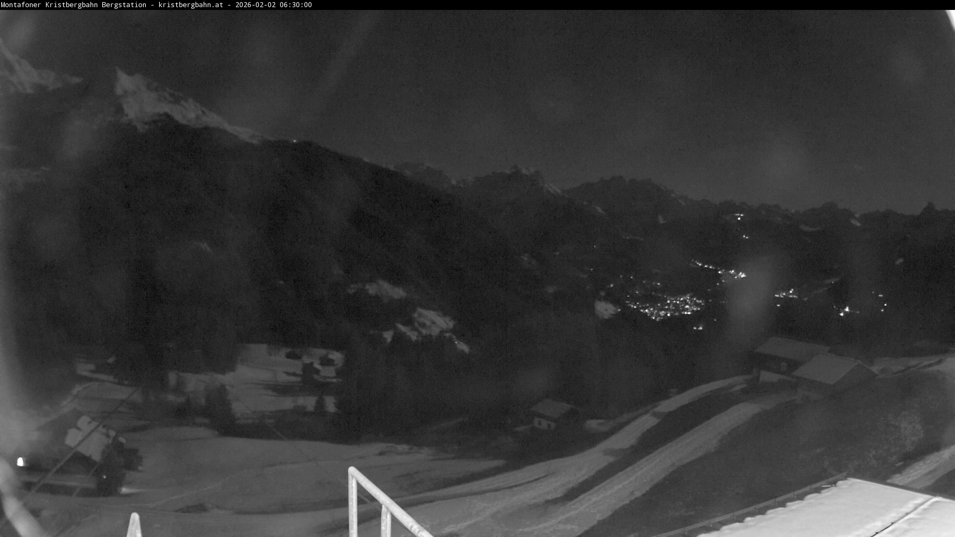 Archiv Foto Webcam Bergstation Montafoner Kristbergbahn, Vorarlberg
