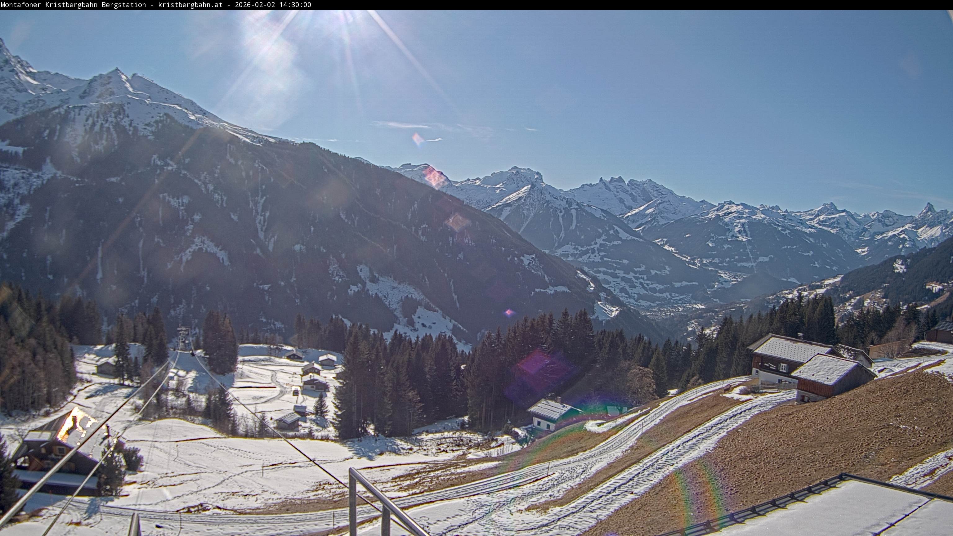 Archiv Foto Webcam Bergstation Montafoner Kristbergbahn, Vorarlberg