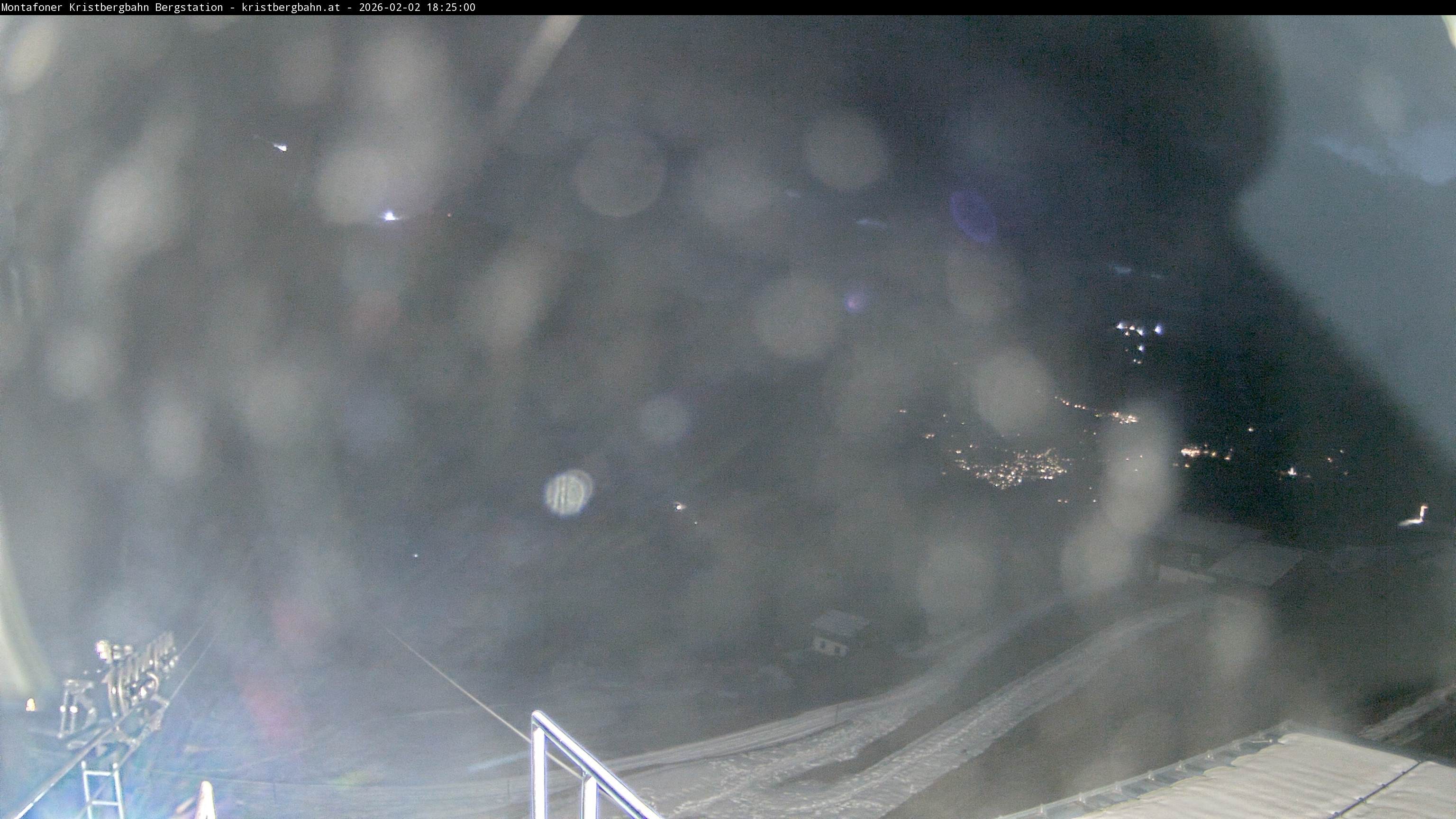 Archiv Foto Webcam Bergstation Montafoner Kristbergbahn, Vorarlberg