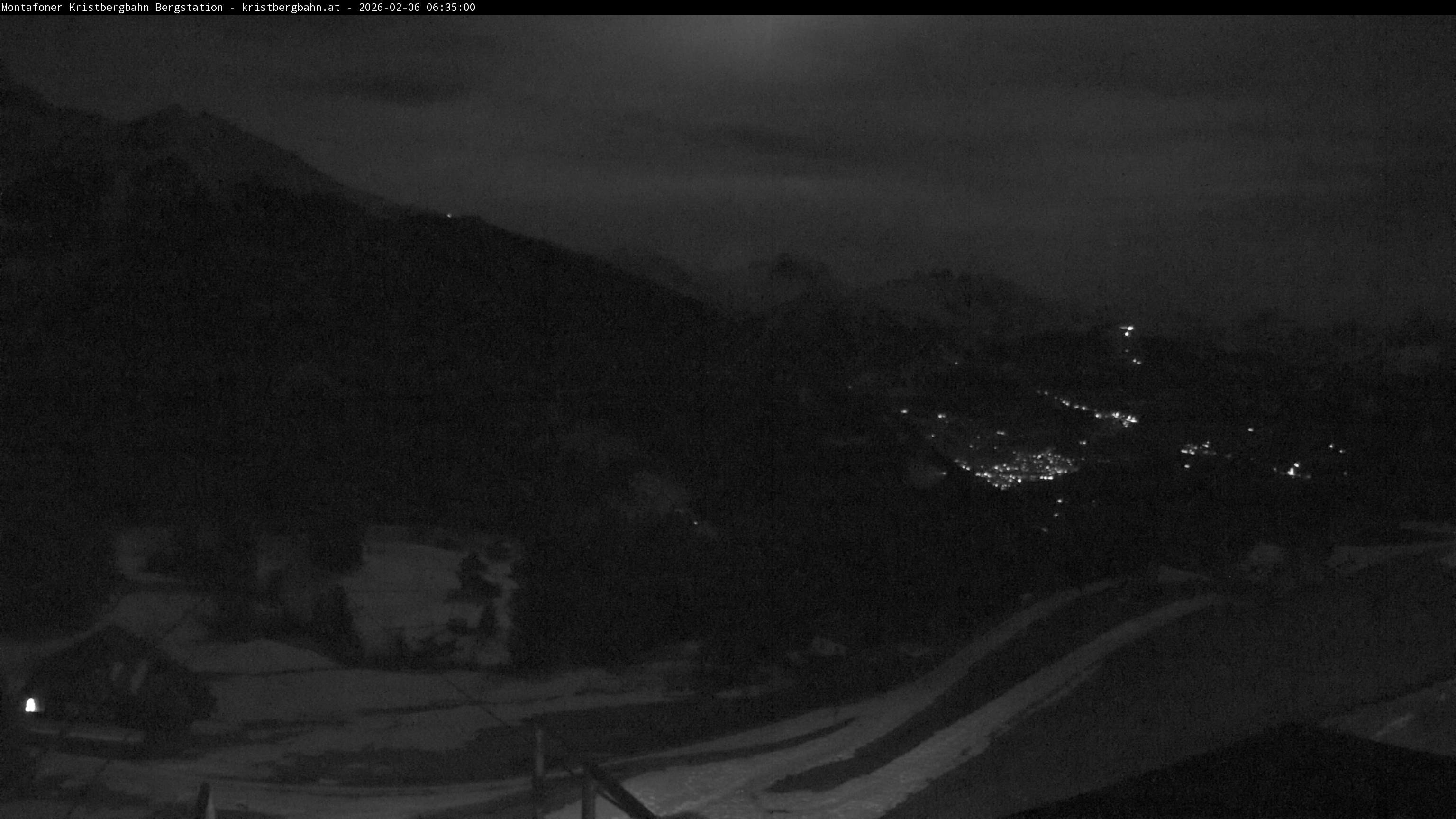 Archiv Foto Webcam Bergstation Montafoner Kristbergbahn, Vorarlberg