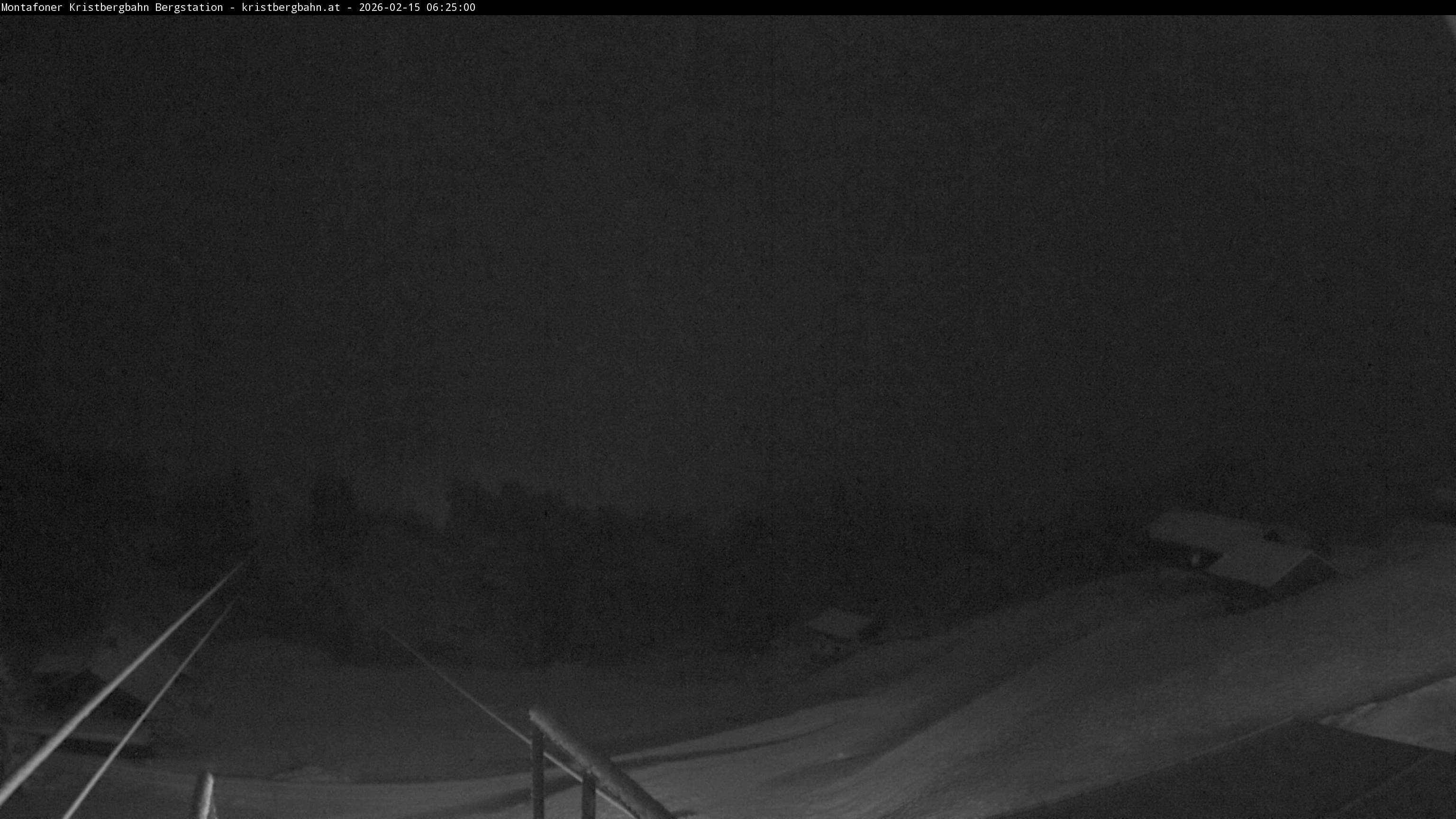 Archiv Foto Webcam Bergstation Montafoner Kristbergbahn, Vorarlberg