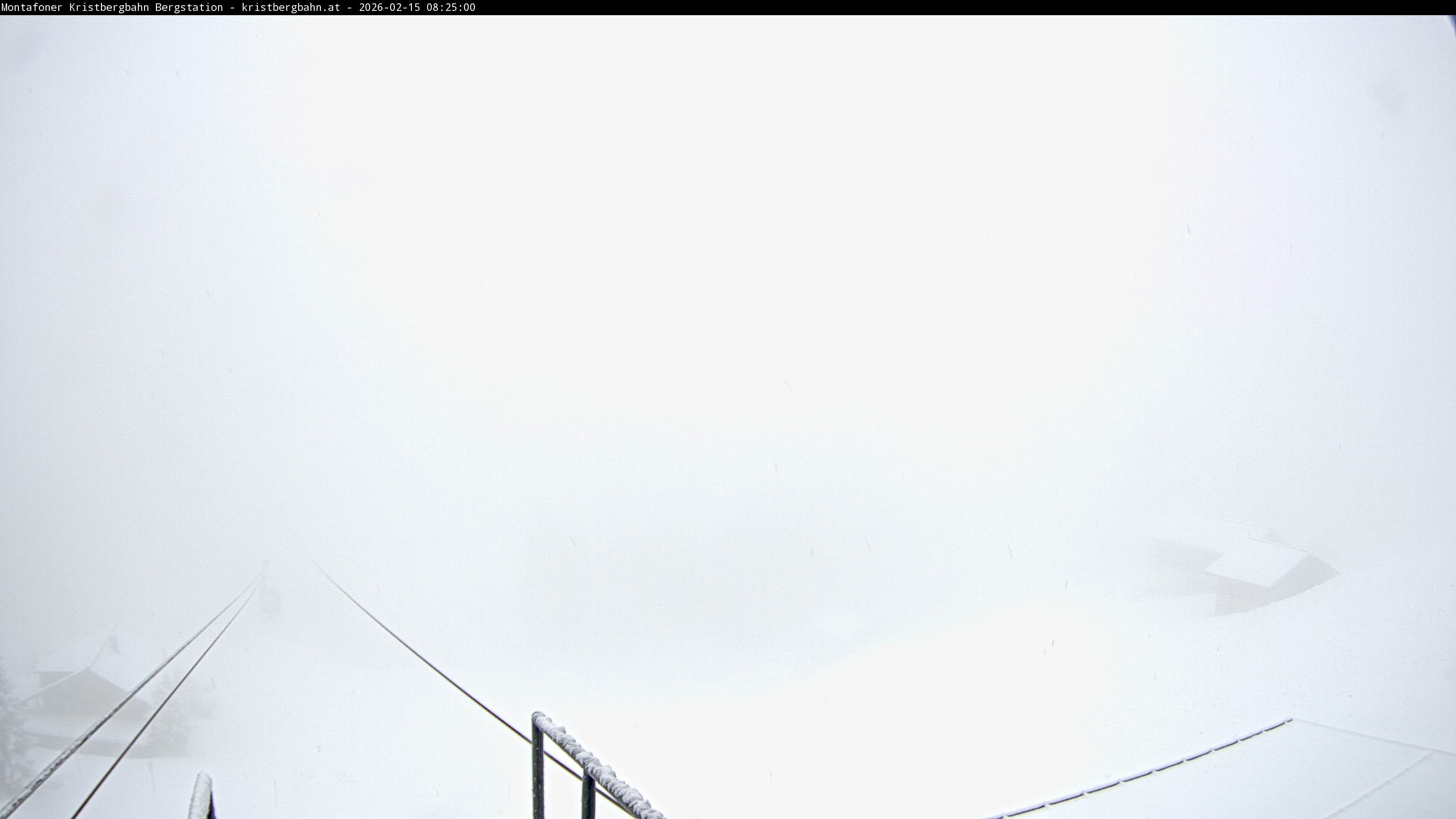 Archiv Foto Webcam Bergstation Montafoner Kristbergbahn, Vorarlberg