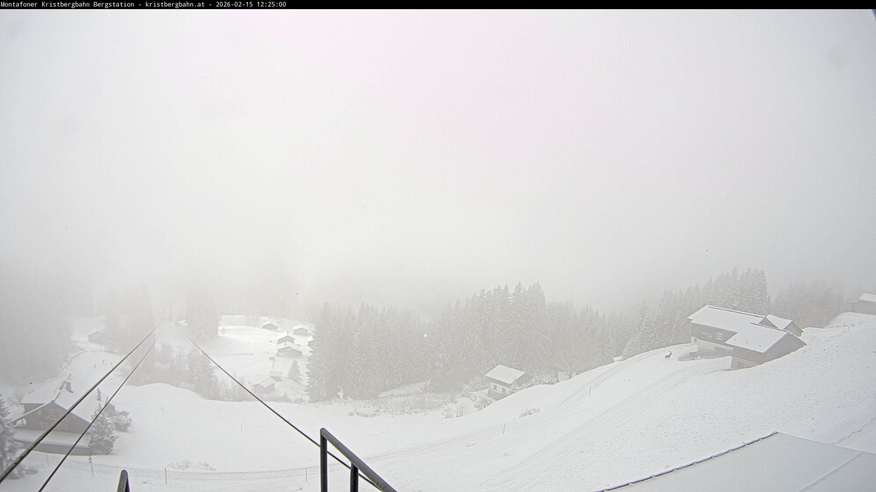 Archiv Foto Webcam Bergstation Montafoner Kristbergbahn, Vorarlberg