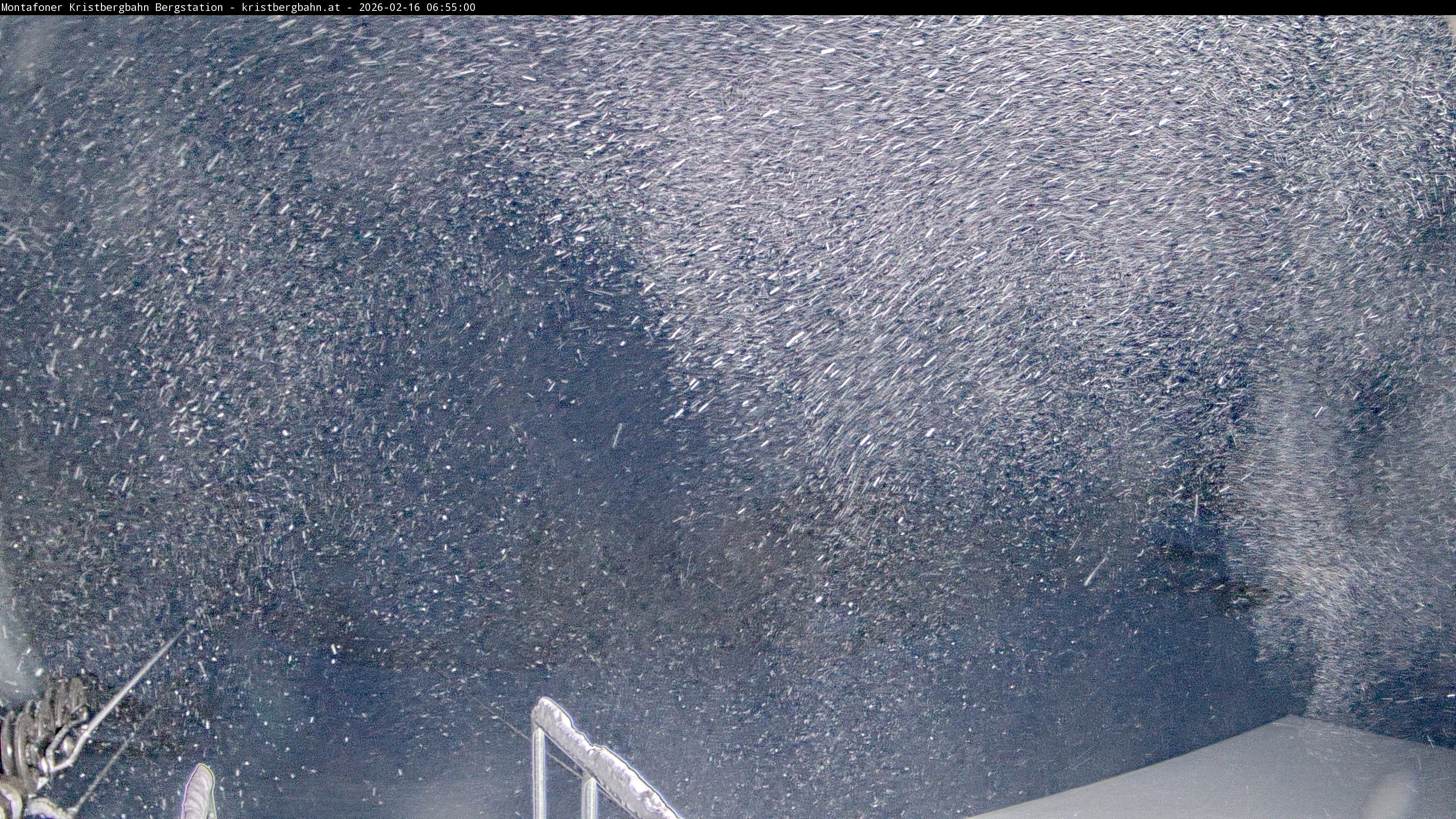 Archiv Foto Webcam Bergstation Montafoner Kristbergbahn, Vorarlberg