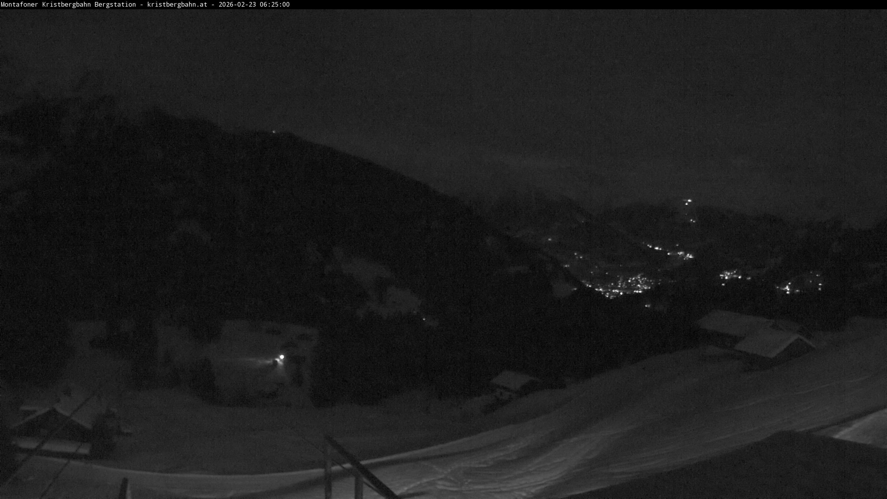 Archiv Foto Webcam Bergstation Montafoner Kristbergbahn, Vorarlberg