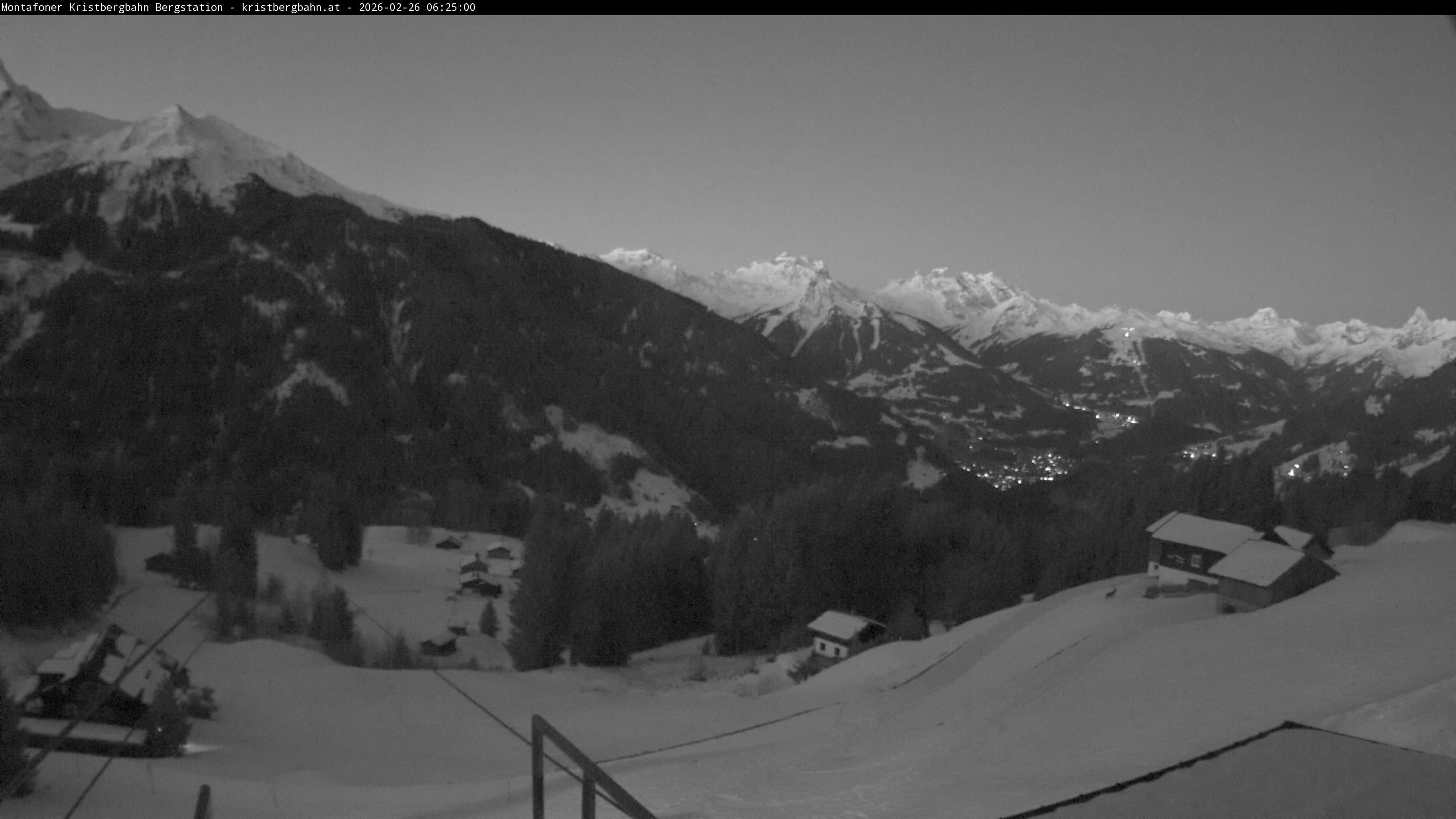 Archived image Webcam Top station Montafoner Kristbergbahn, Vorarlberg