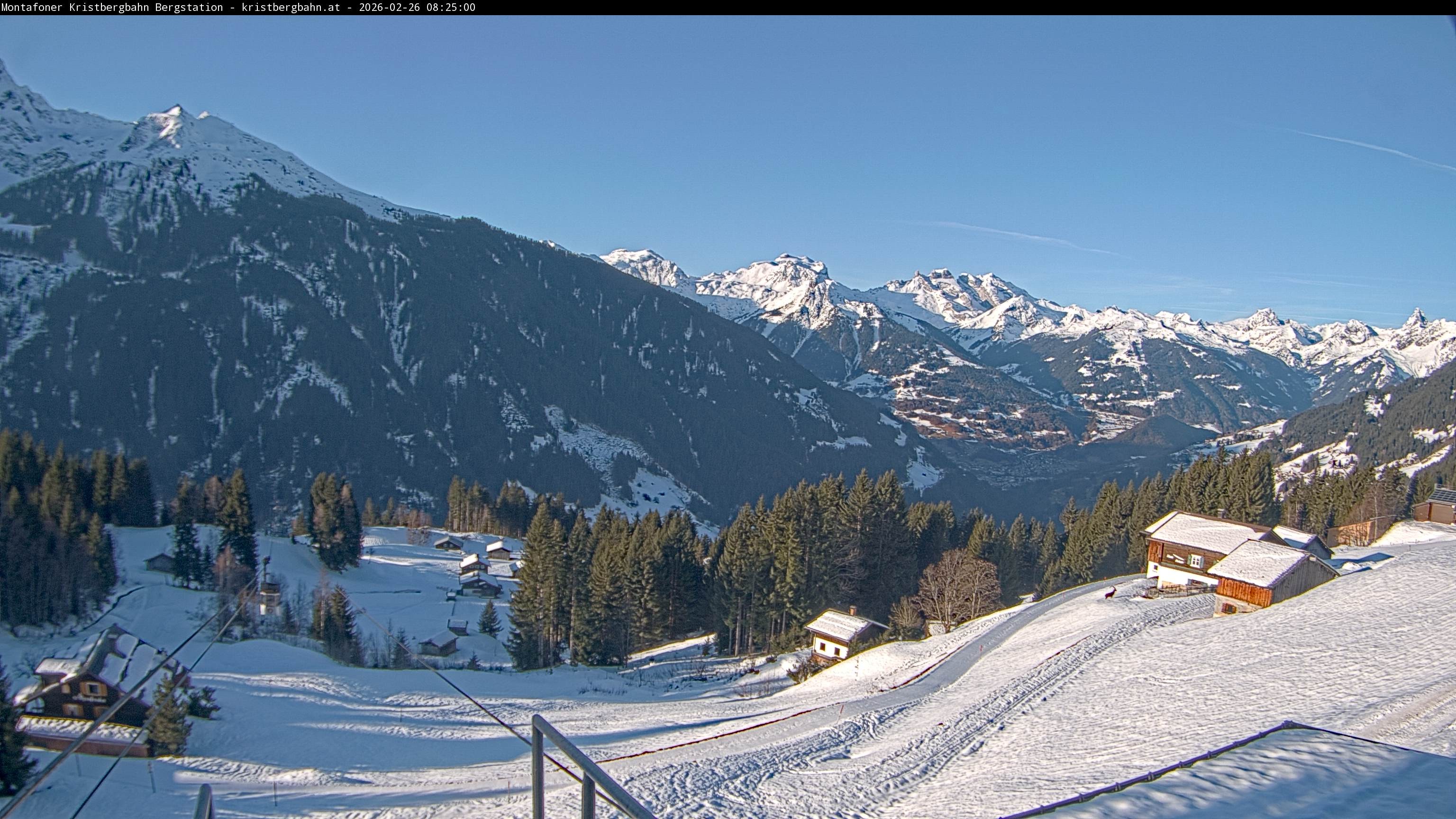 Archived image Webcam Top station Montafoner Kristbergbahn, Vorarlberg