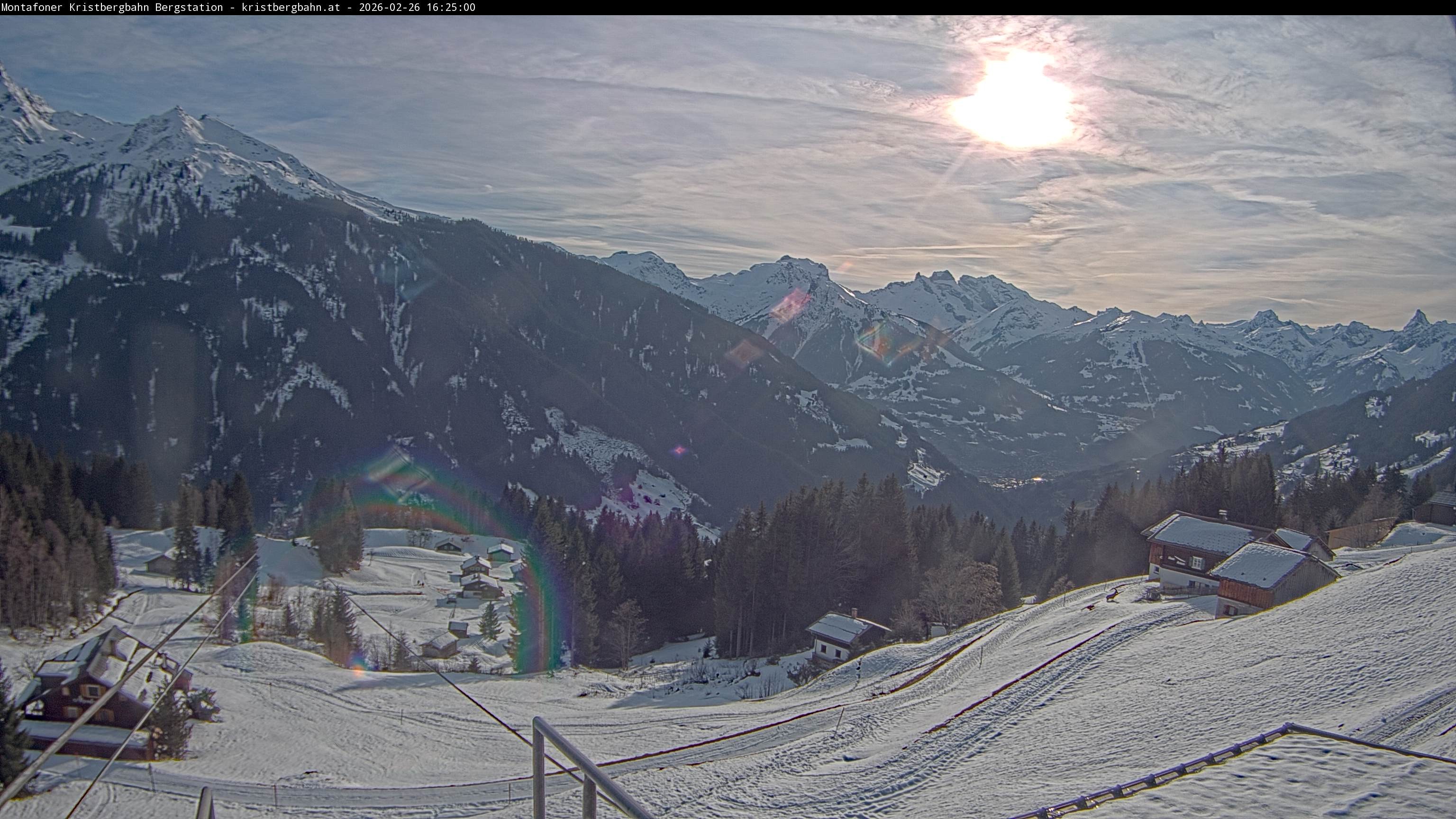 Archived image Webcam Top station Montafoner Kristbergbahn, Vorarlberg