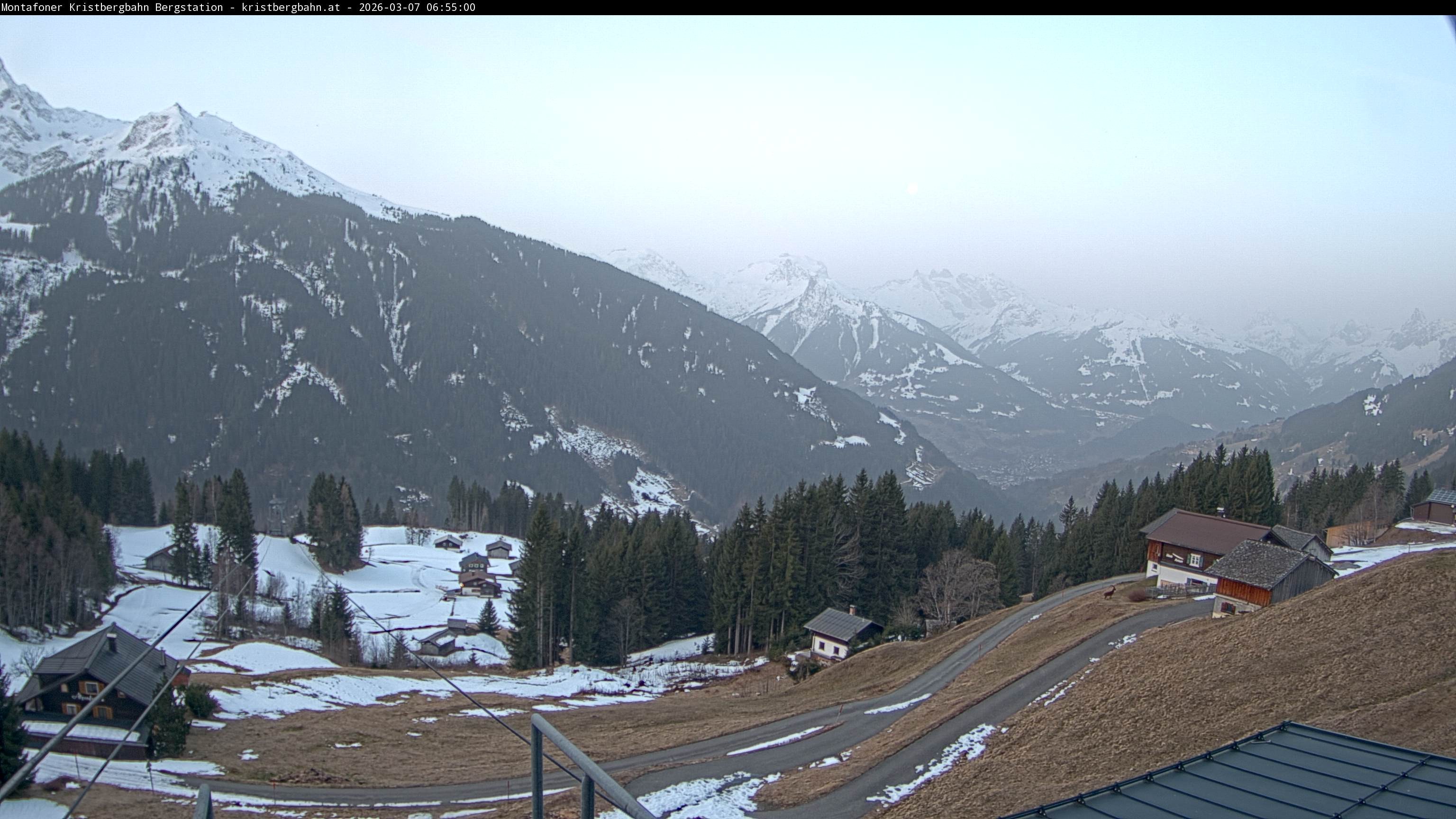 Archived image Webcam Top station Montafoner Kristbergbahn, Vorarlberg
