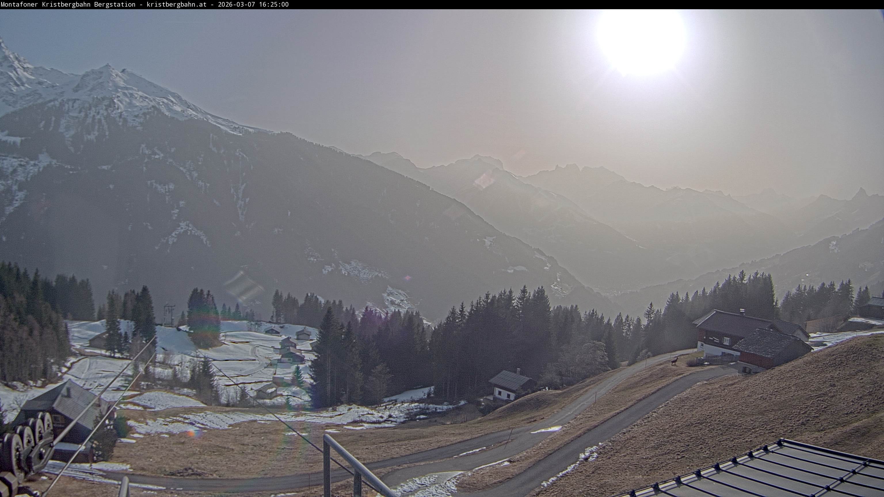 Archiv Foto Webcam Bergstation Montafoner Kristbergbahn, Vorarlberg