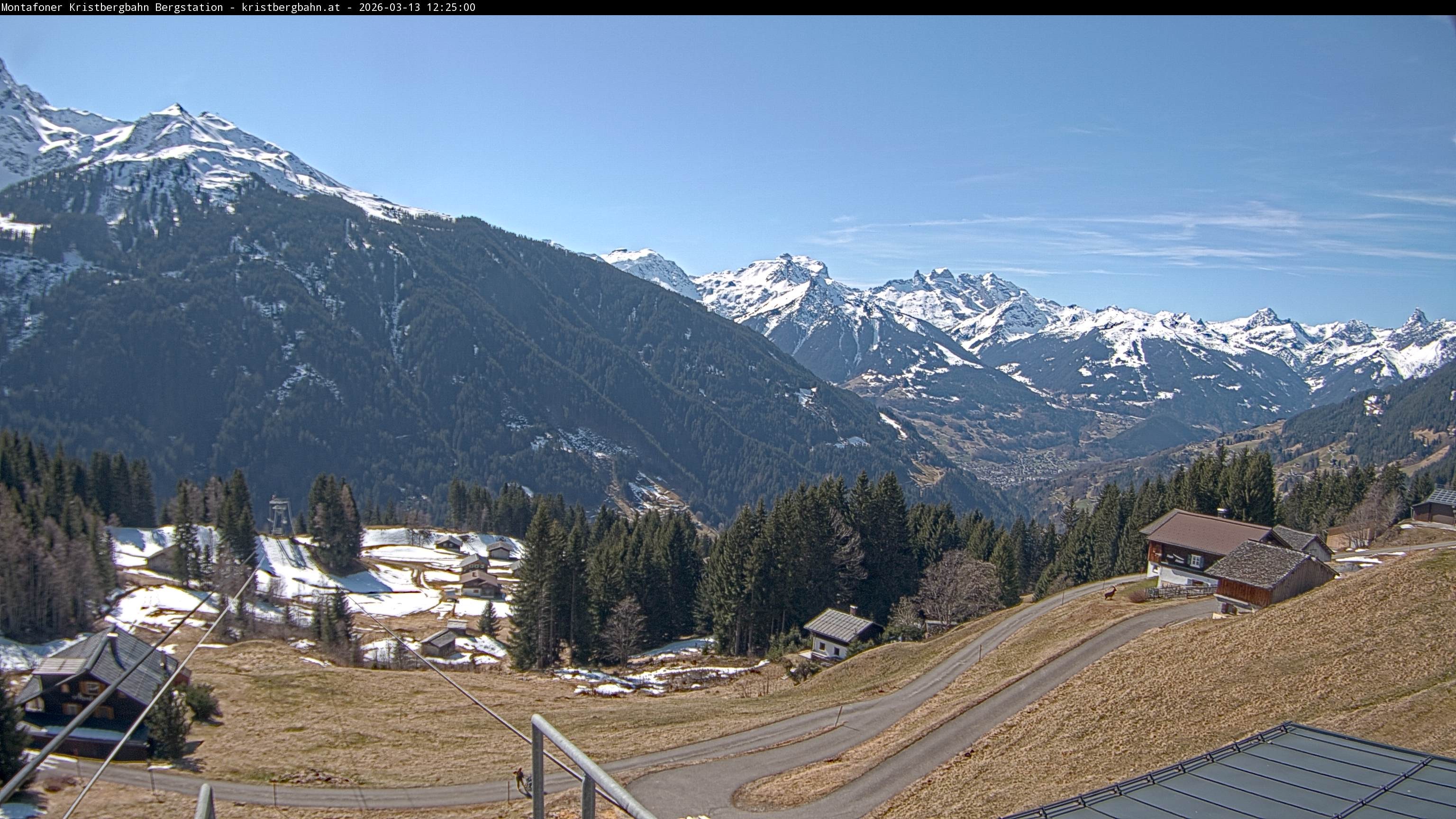 Archiv Foto Webcam Bergstation Montafoner Kristbergbahn, Vorarlberg