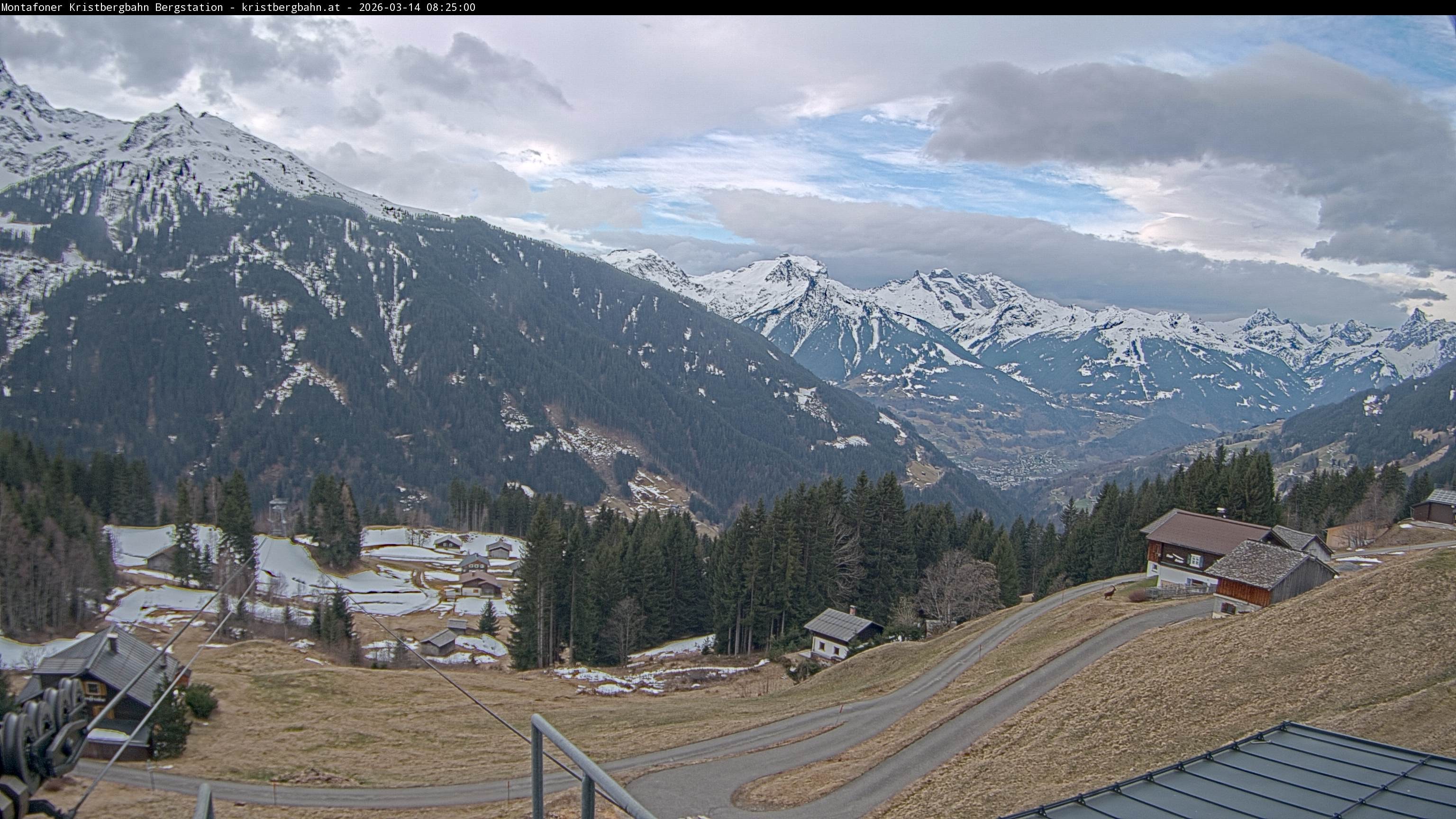 Archived image Webcam Top station Montafoner Kristbergbahn, Vorarlberg
