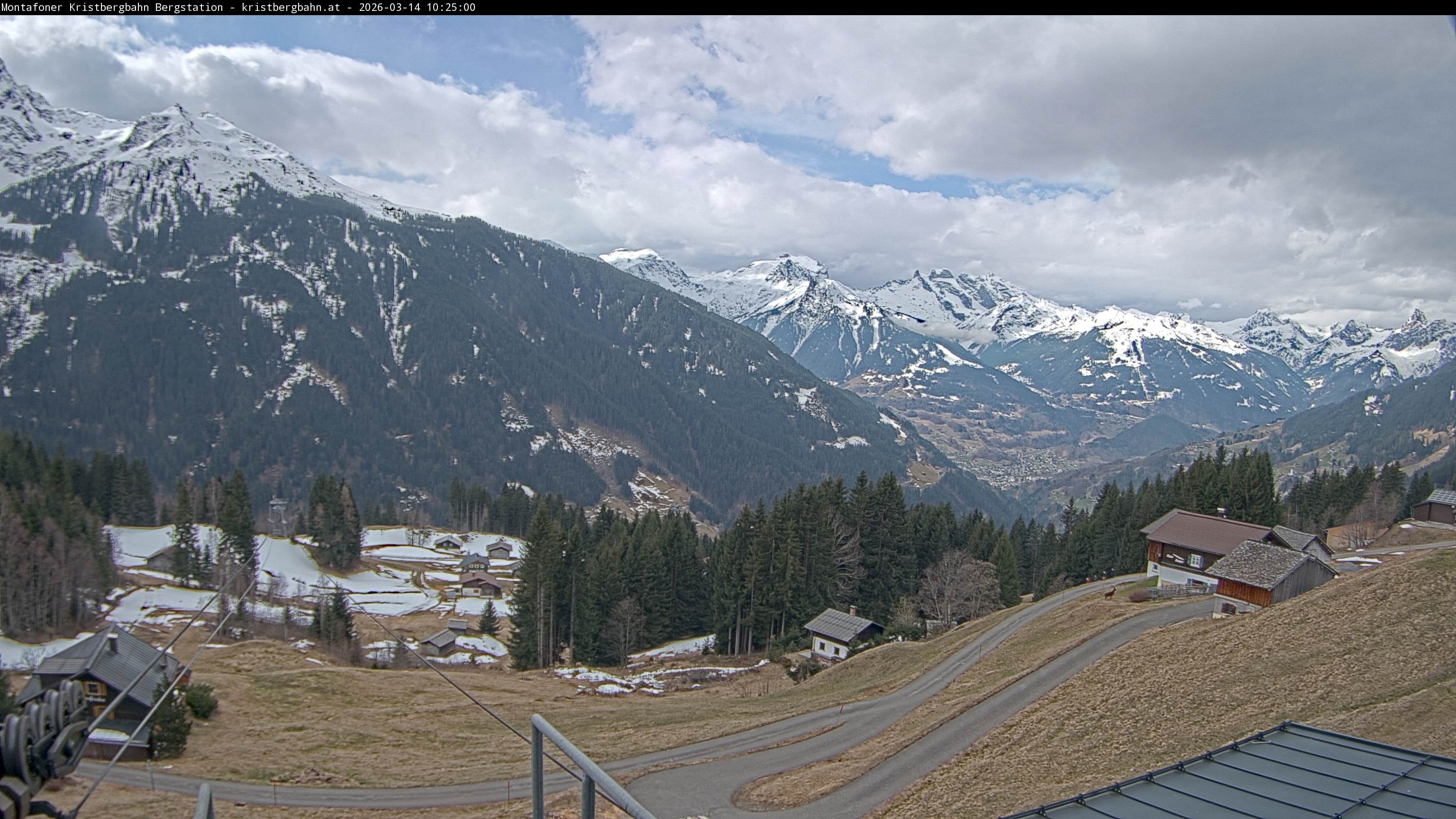 Archived image Webcam Top station Montafoner Kristbergbahn, Vorarlberg