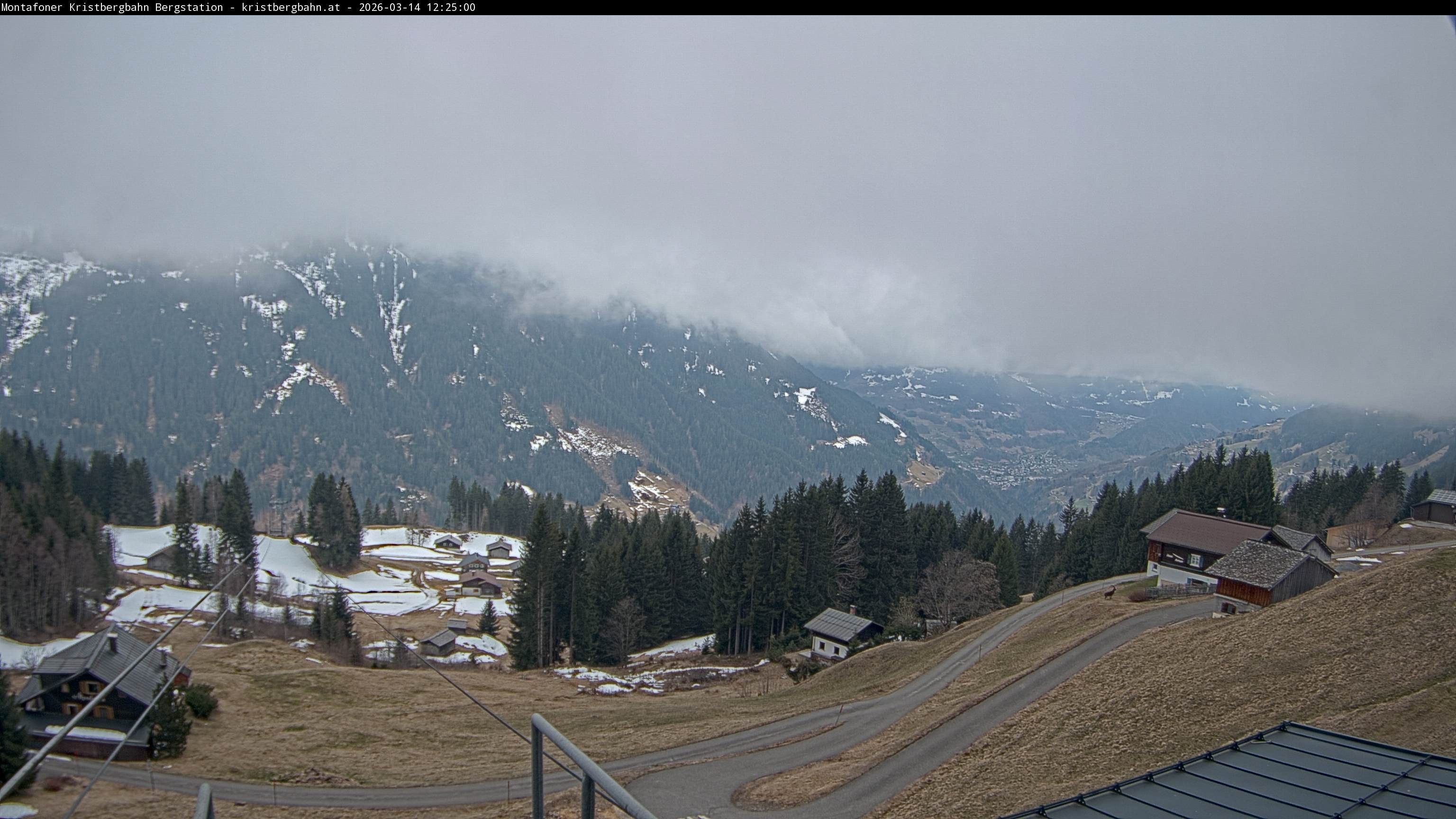 Archived image Webcam Top station Montafoner Kristbergbahn, Vorarlberg