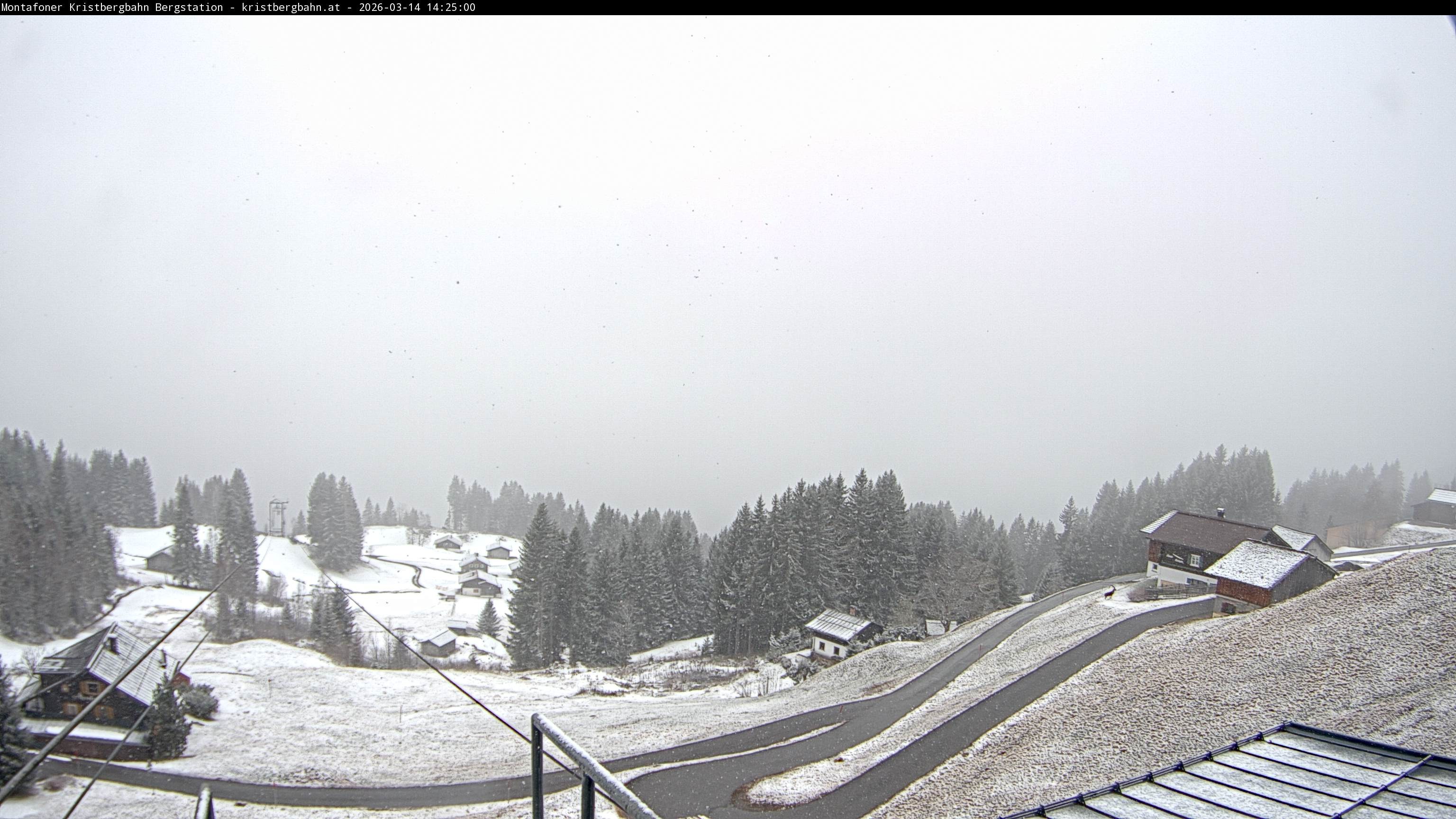 Archived image Webcam Top station Montafoner Kristbergbahn, Vorarlberg