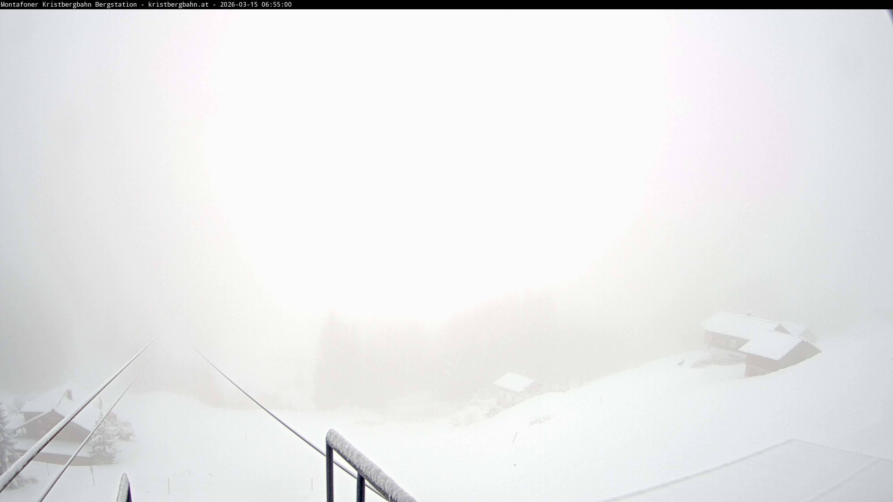 Archiv Foto Webcam Bergstation Montafoner Kristbergbahn, Vorarlberg
