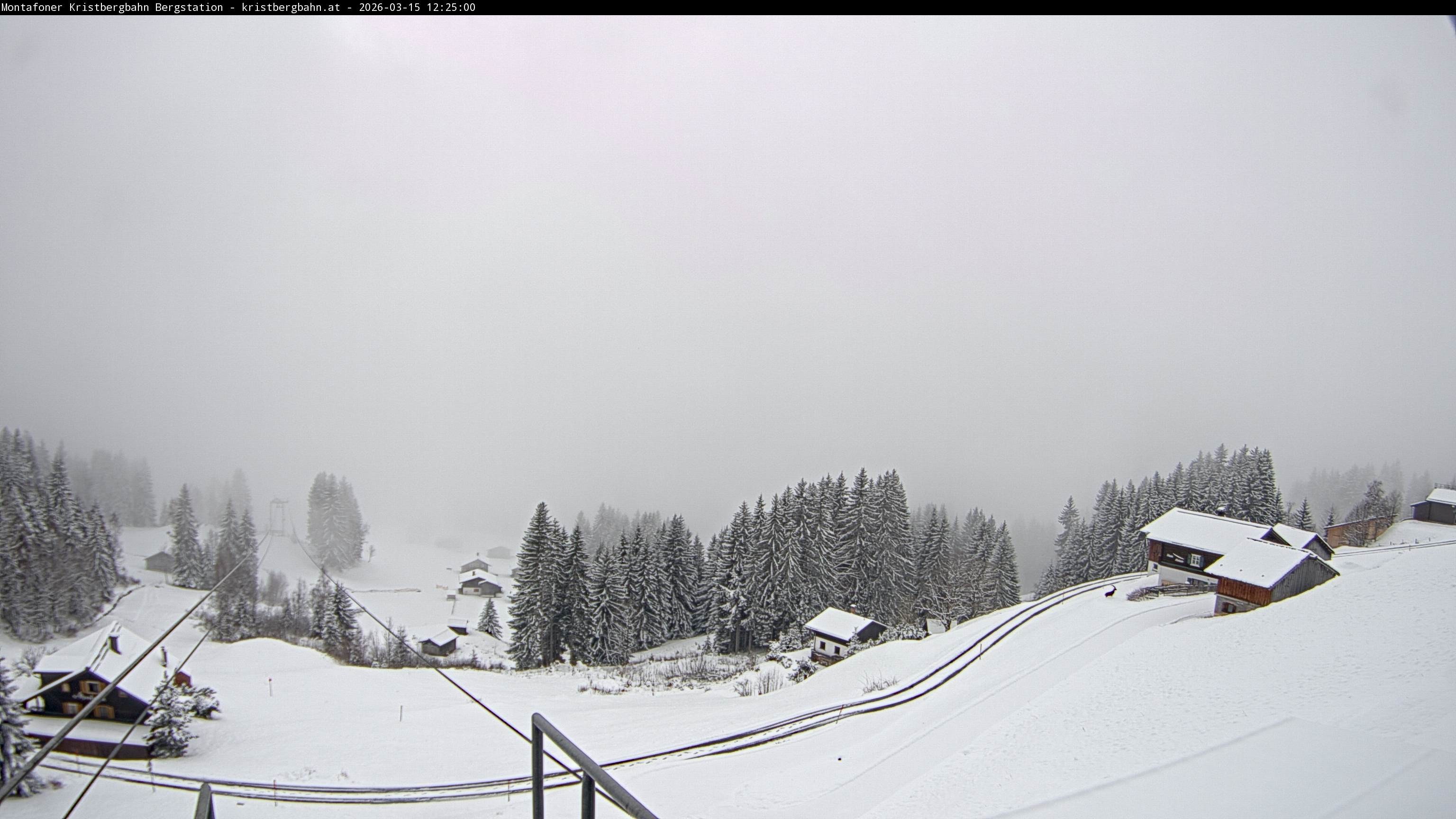 Archiv Foto Webcam Bergstation Montafoner Kristbergbahn, Vorarlberg