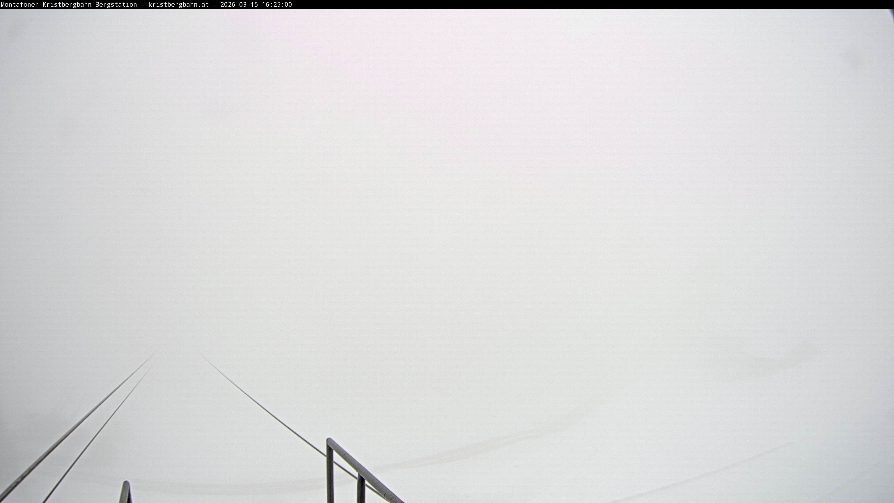 Archiv Foto Webcam Bergstation Montafoner Kristbergbahn, Vorarlberg