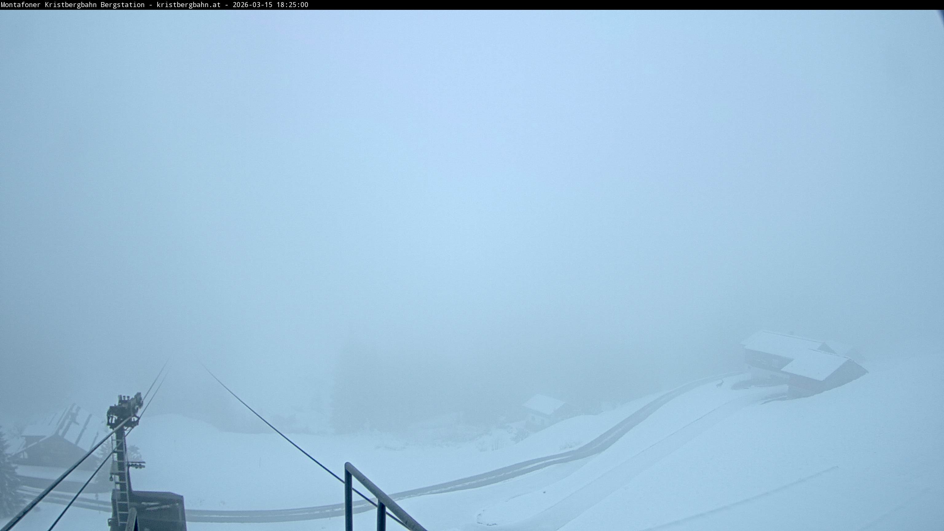 Archiv Foto Webcam Bergstation Montafoner Kristbergbahn, Vorarlberg