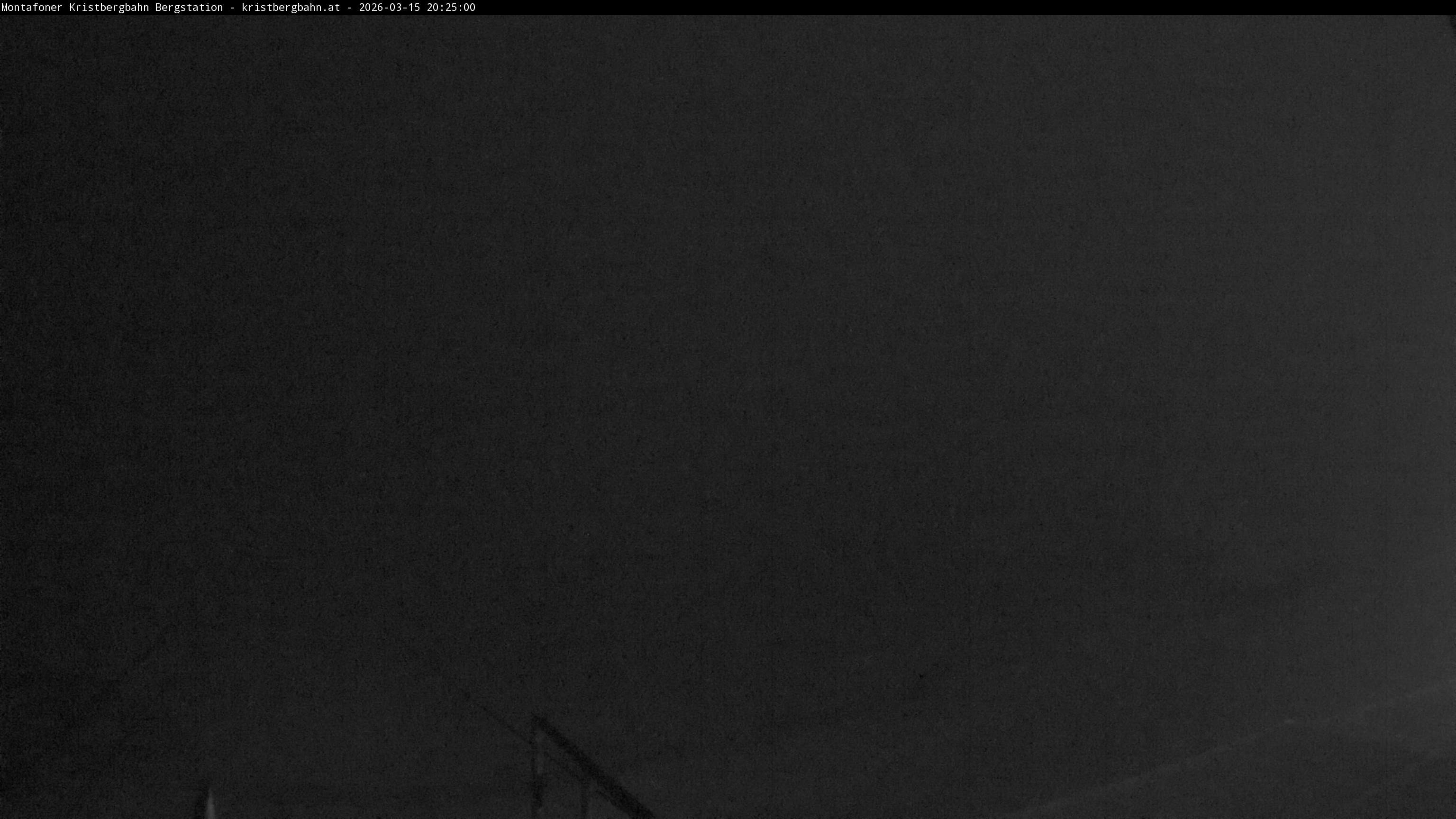 Archiv Foto Webcam Bergstation Montafoner Kristbergbahn, Vorarlberg