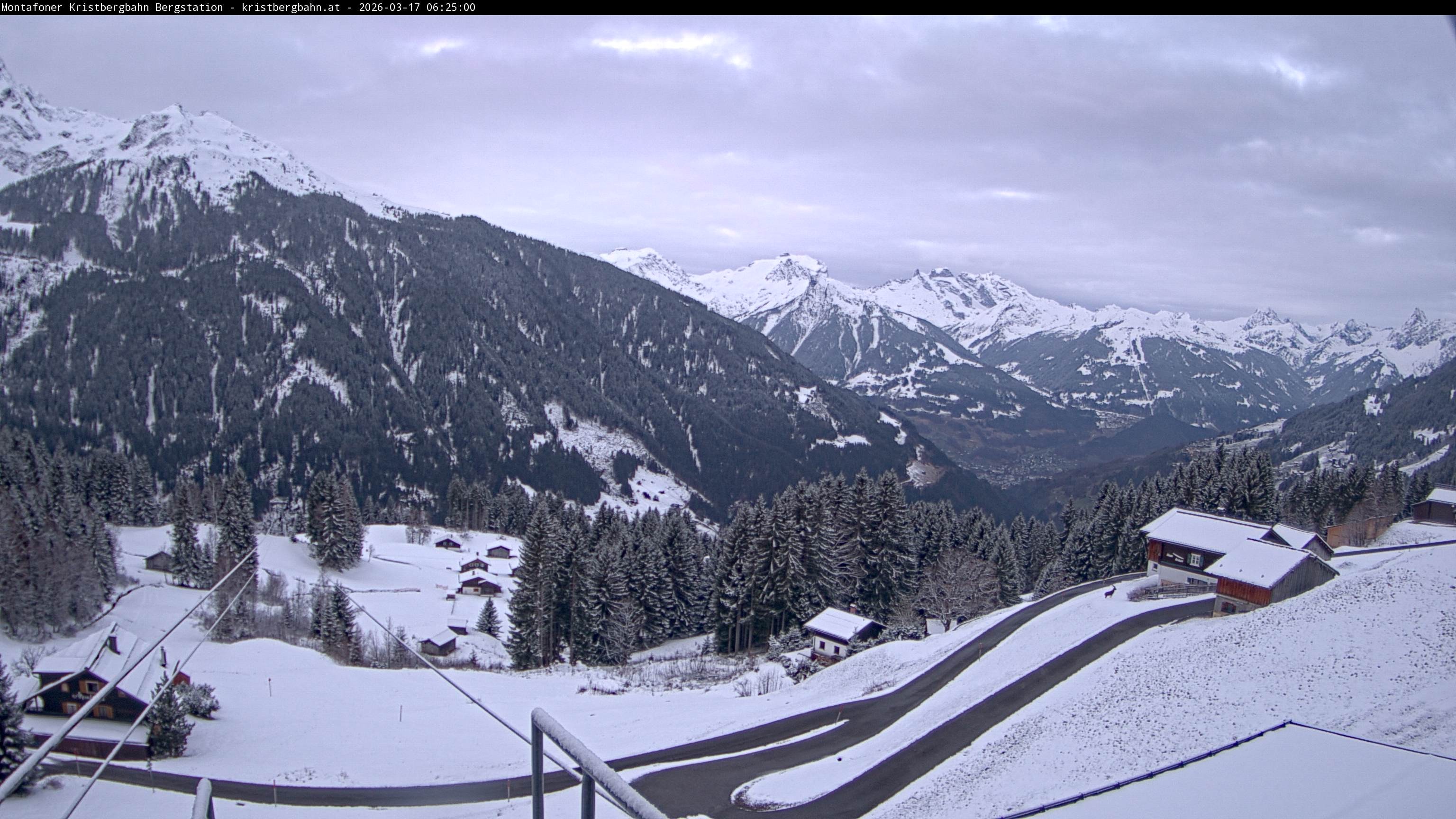Archived image Webcam Top station Montafoner Kristbergbahn, Vorarlberg
