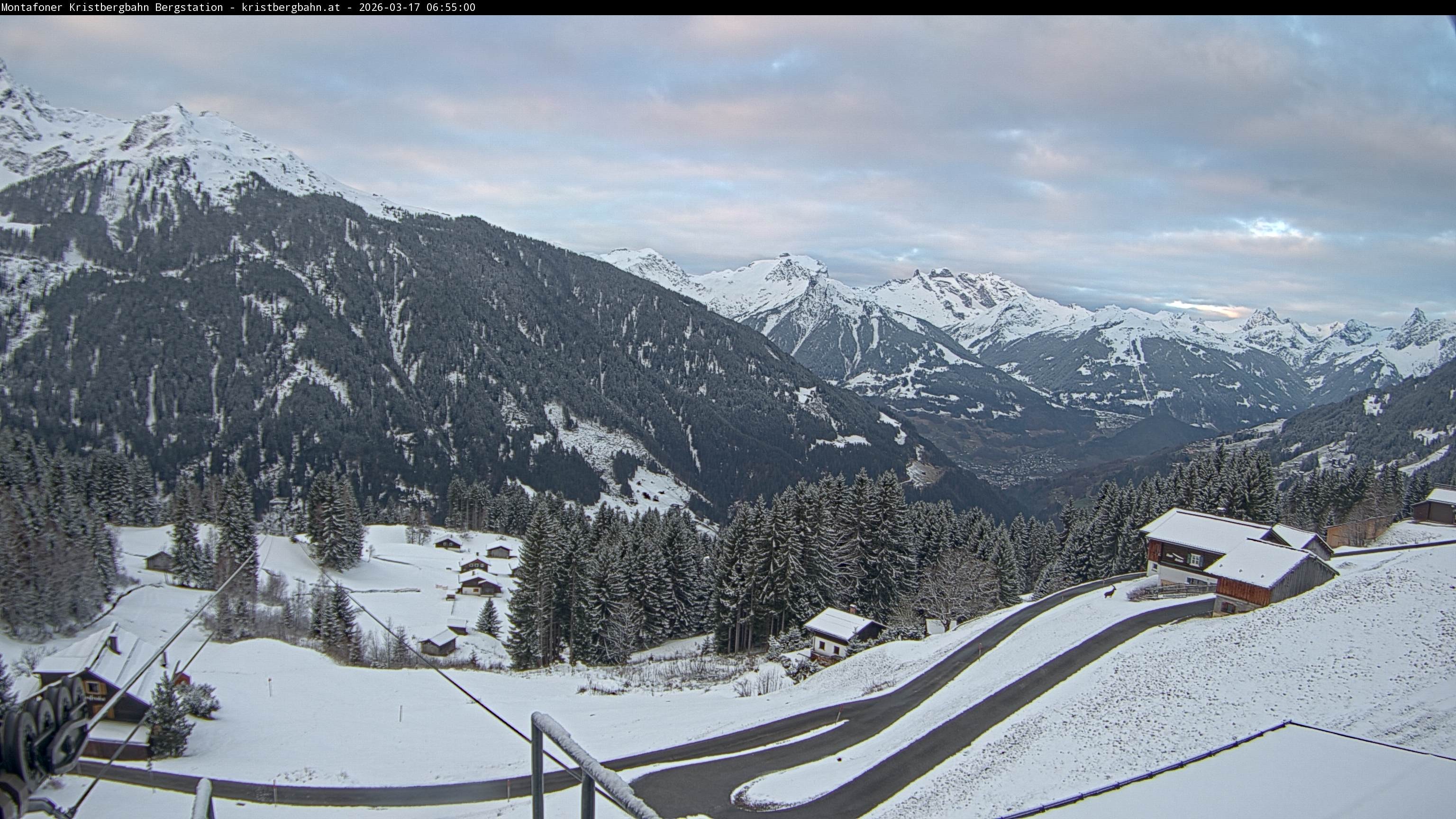 Archived image Webcam Top station Montafoner Kristbergbahn, Vorarlberg