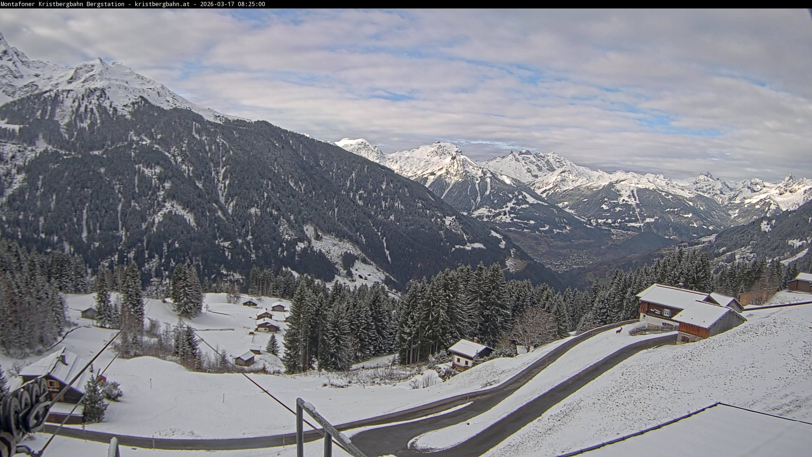 Archived image Webcam Top station Montafoner Kristbergbahn, Vorarlberg