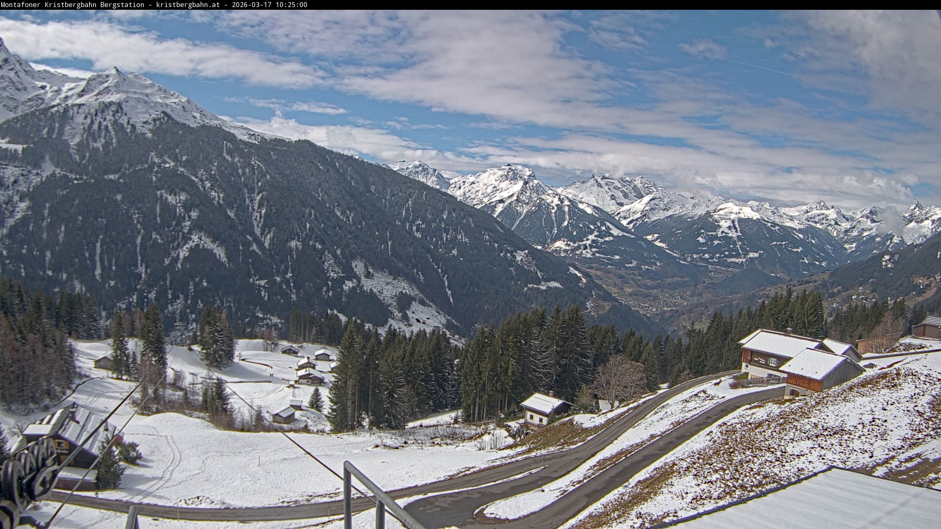 Archived image Webcam Top station Montafoner Kristbergbahn, Vorarlberg