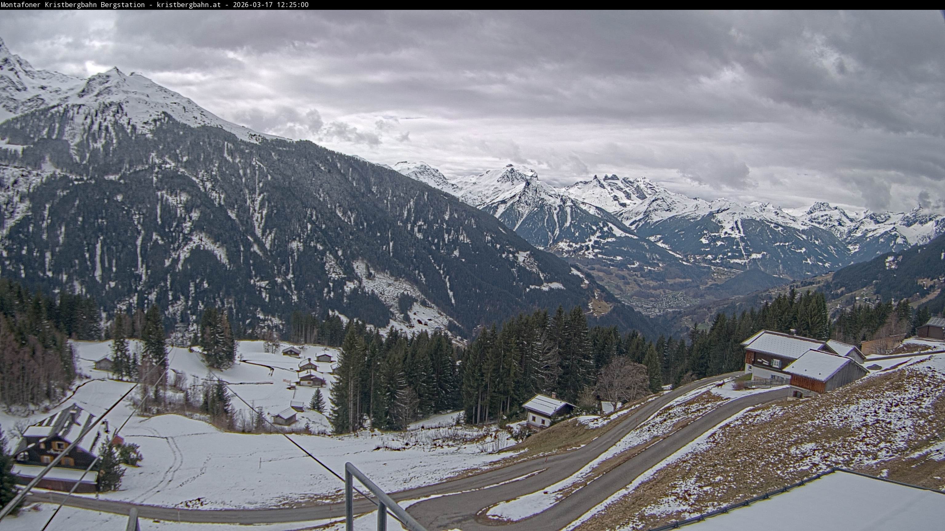 Archived image Webcam Top station Montafoner Kristbergbahn, Vorarlberg