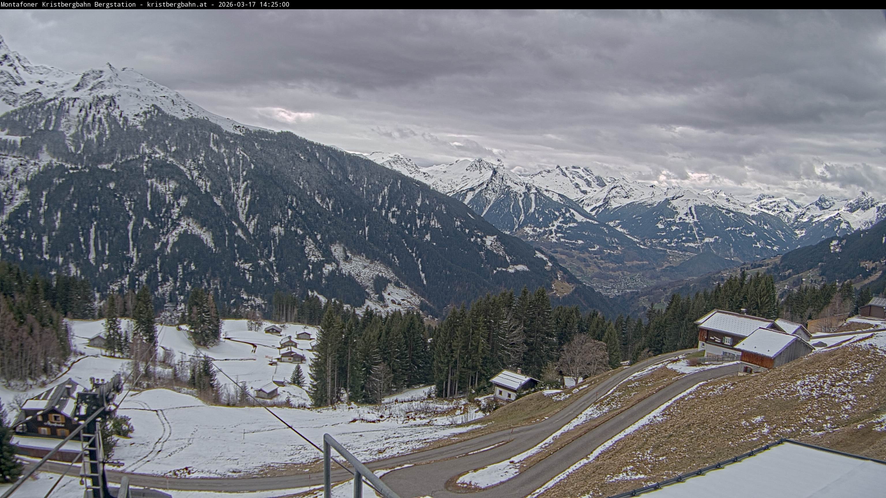 Archived image Webcam Top station Montafoner Kristbergbahn, Vorarlberg