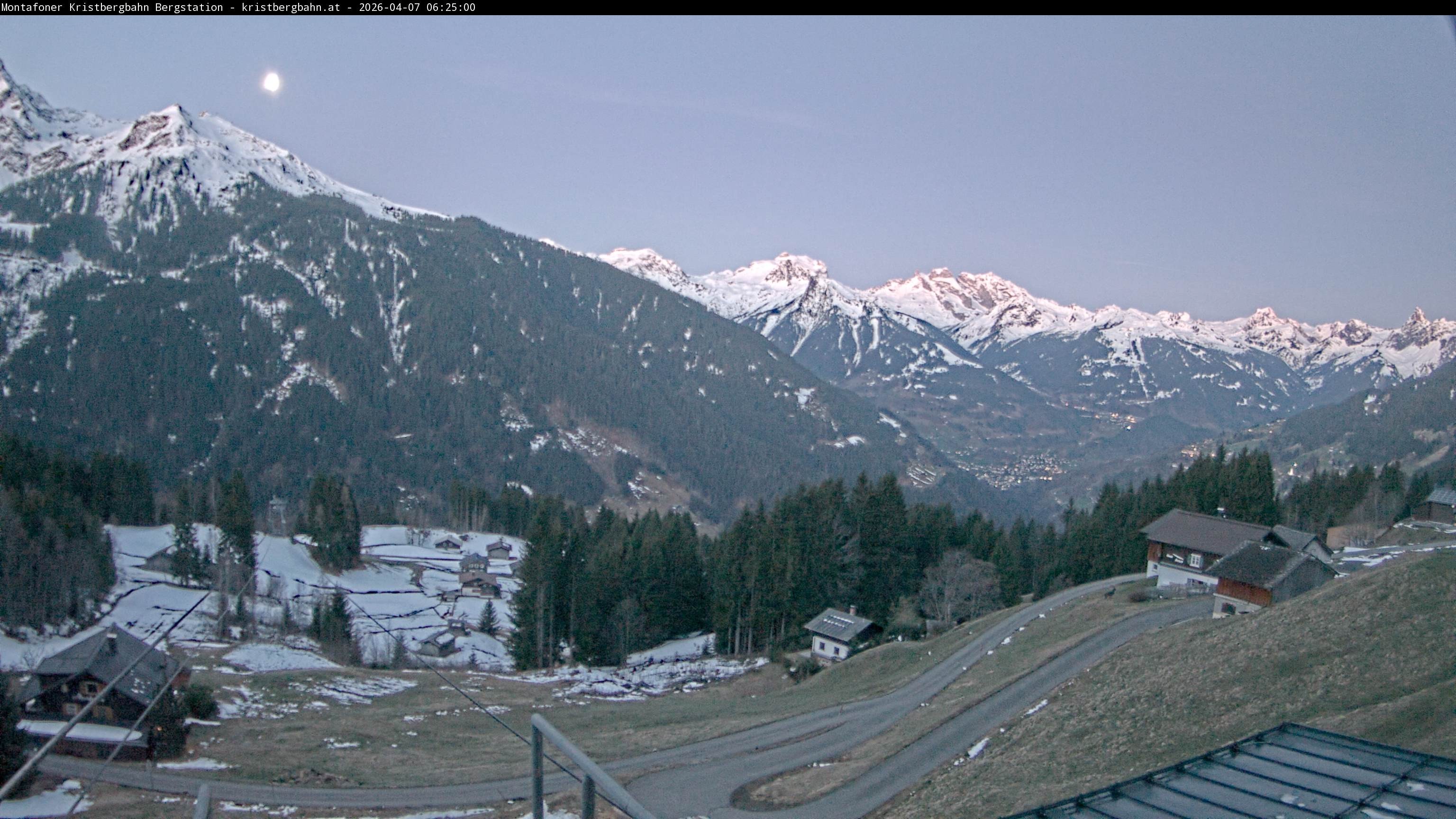 Archiv Foto Webcam Bergstation Montafoner Kristbergbahn, Vorarlberg